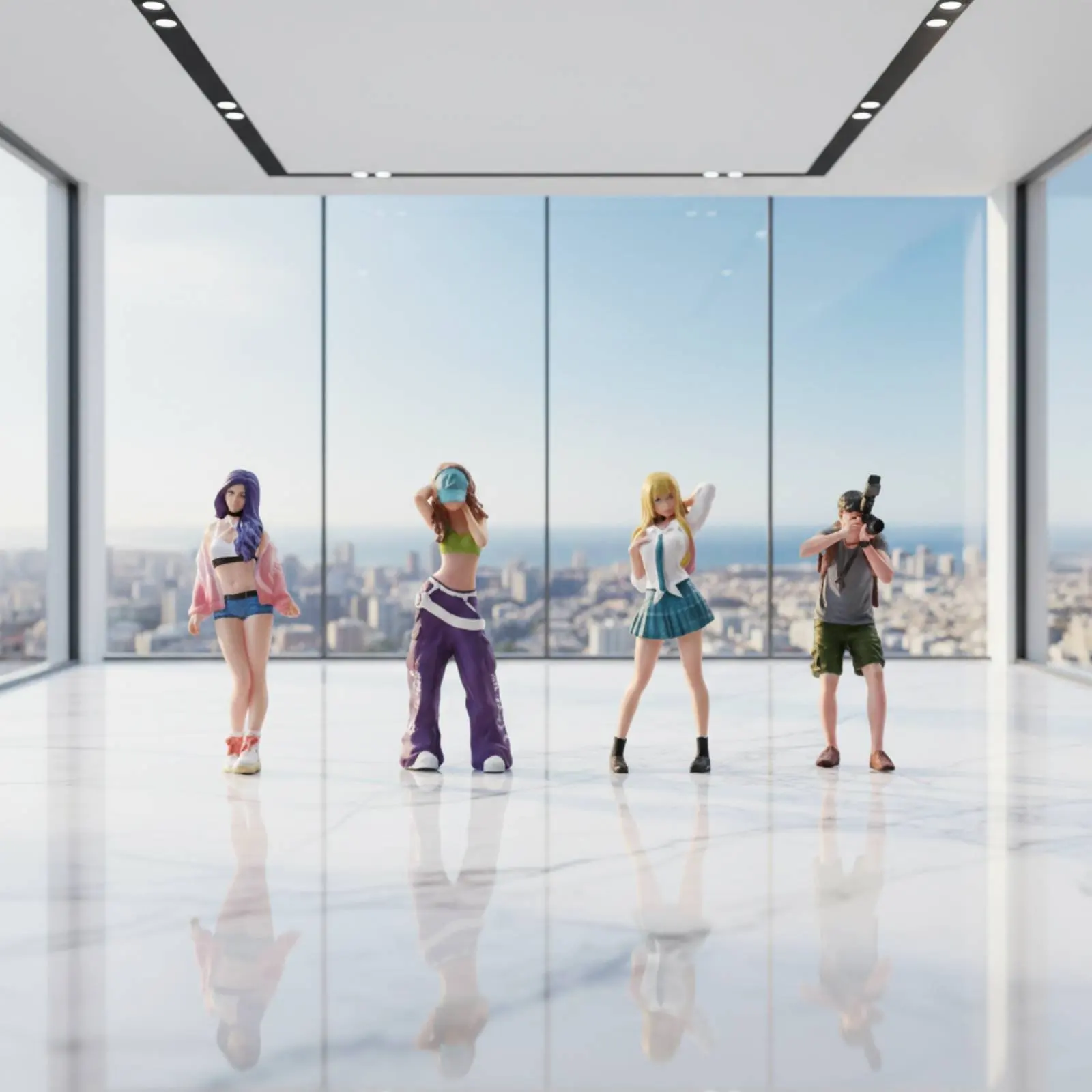 Street Photo Girl Figurines Detailed Paint 1:64 Female Figure Set Resin Mini People Display Decoration Miniature Scene People
Street Photo Girl Figurines Detailed Paint 1:64 Female Figure Set Resin Mini People Display Decoration Miniature Scene People