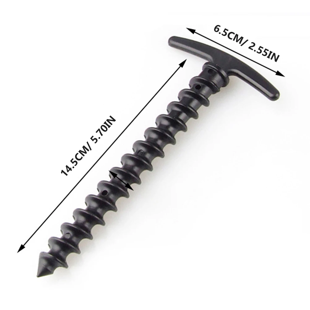 10 Pcs Nylon Nails Spiral Tent Screw in Pegs Pin Ground High Strength Stakes Camping
10 Pcs Nylon Nails Spiral Tent Screw in Pegs Pin Ground High Strength Stakes Camping
