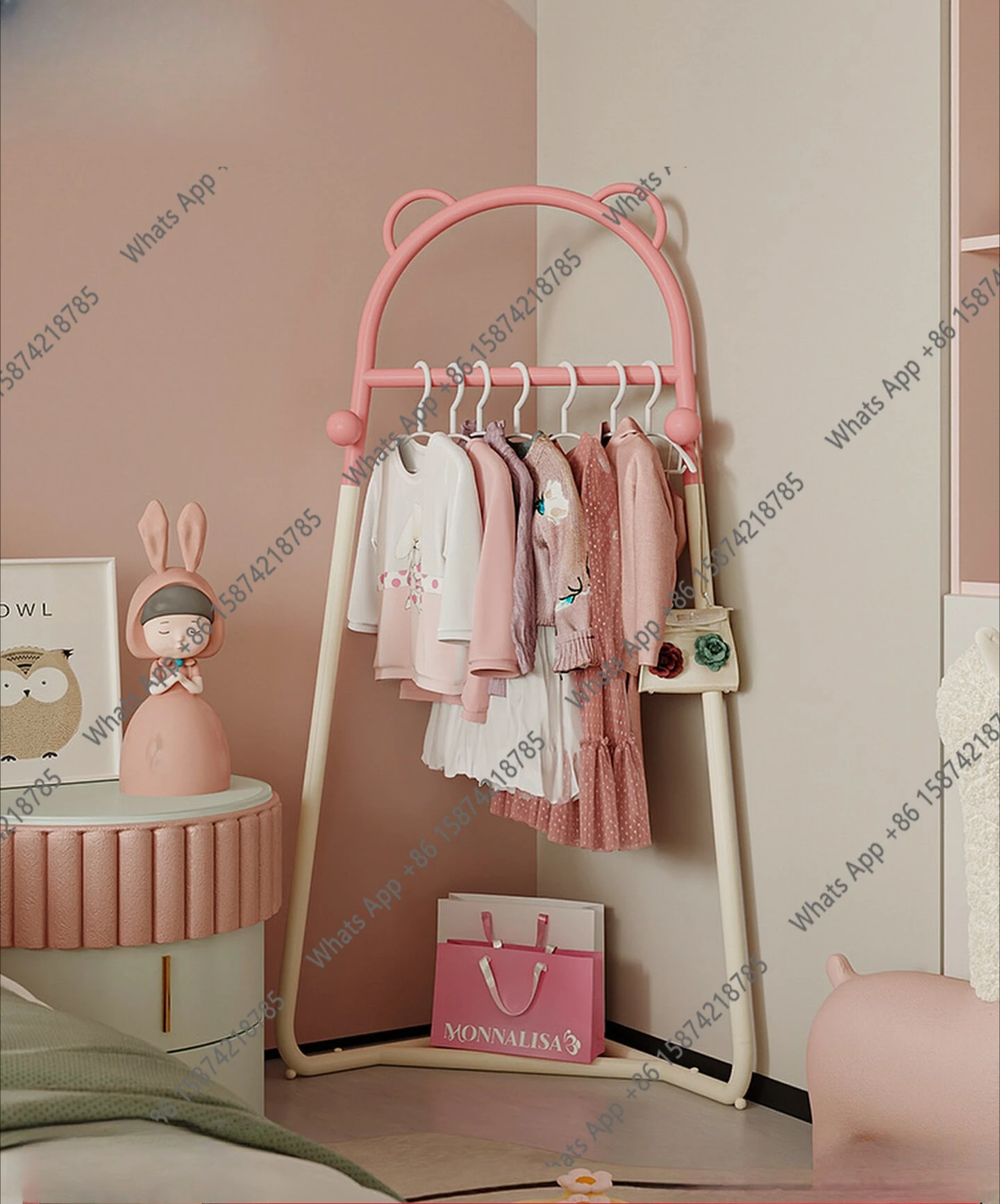 Bedroom corner floor hanger children's coat rack indoor corner space saving clothes storage hanger
Bedroom corner floor hanger children's coat rack indoor corner space saving clothes storage hanger