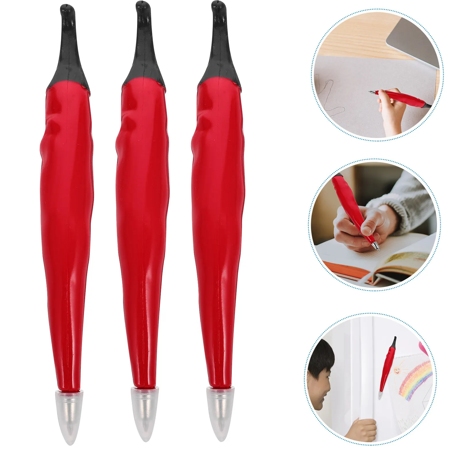 6Pcs Creative Vegetable Ballpoint Pens Small Lightweight Pepper Shape Smooth Writing Pens Portable School Office Kids Gifts
6Pcs Creative Vegetable Ballpoint Pens Small Lightweight Pepper Shape Smooth Writing Pens Portable School Office Kids Gifts