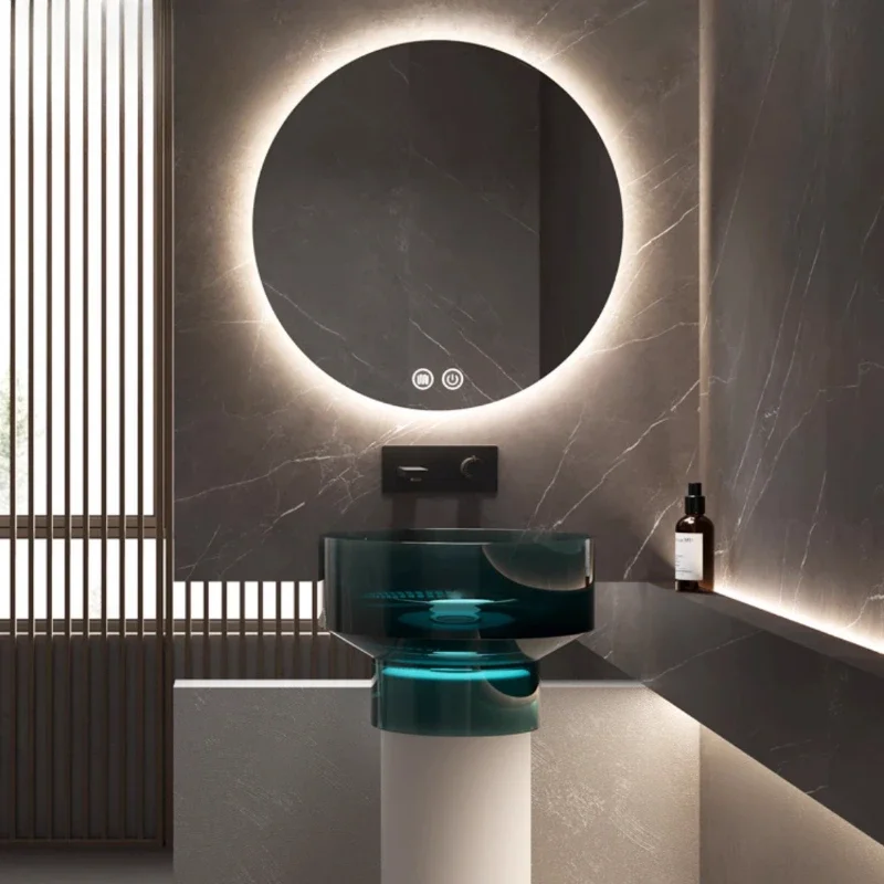 Integrated floor-to-ceiling wash basin Color resin wash table Hotel B & B art basin
Integrated floor-to-ceiling wash basin Color resin wash table Hotel B & B art basin