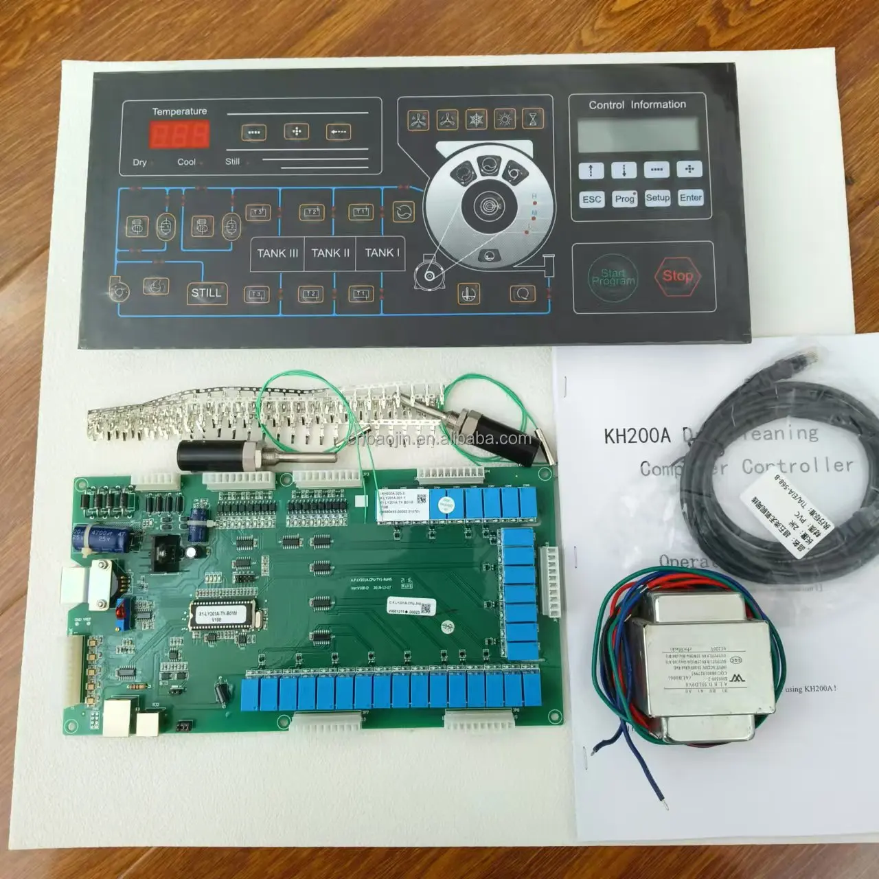 KH200A Commercial Automatic Closed Dry Cleaning Machine Line Button Operation Computer Board Controller Motherboard Panel
KH200A Commercial Automatic Closed Dry Cleaning Machine Line Button Operation Computer Board Controller Motherboard Panel