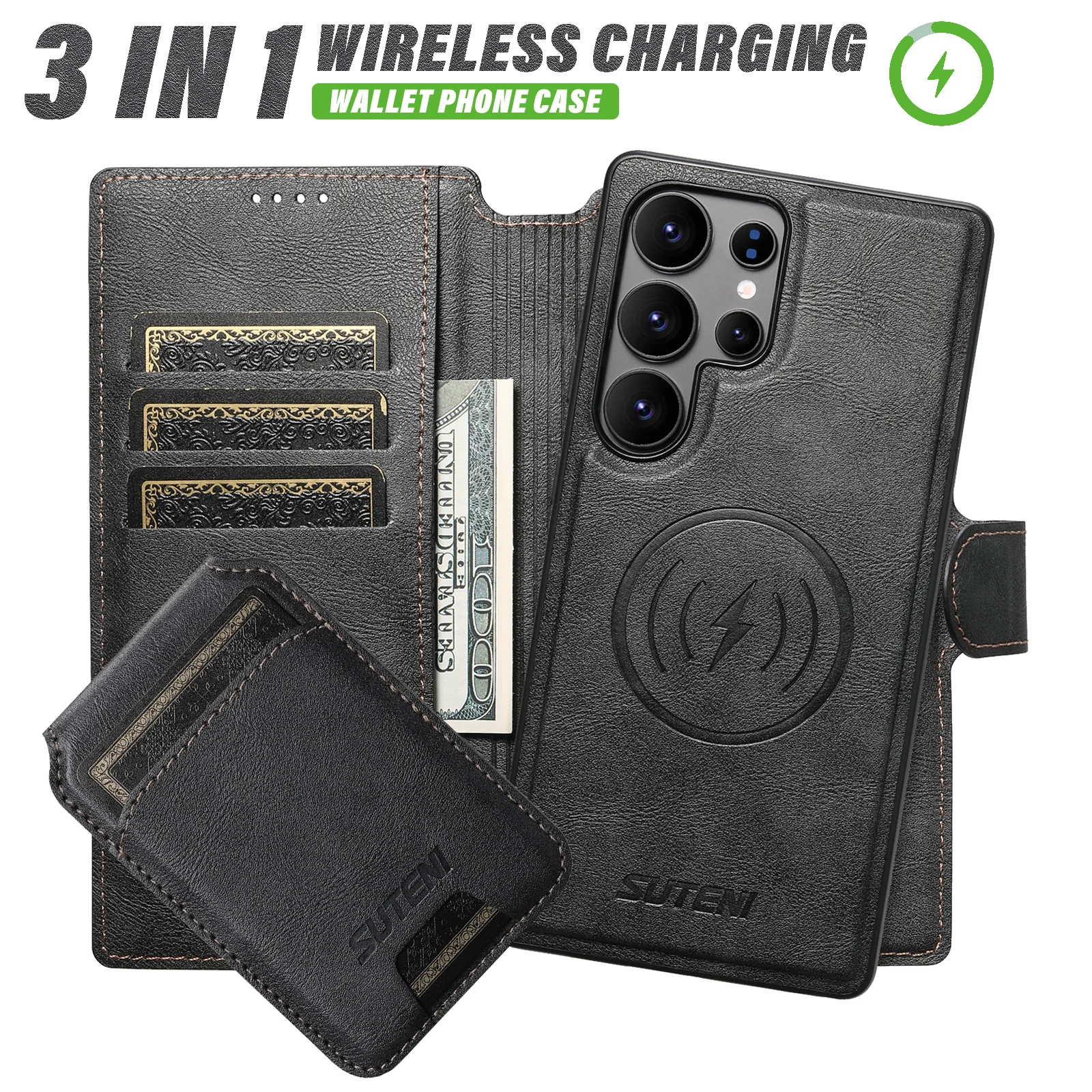 3 IN 1 Flip Wallet Magsafe Leather Case For Samsung Galaxy S26 Ultra S25 S24 S23 S22 S26U S25U Cards Pocket Magnetic Phone Cover
3 IN 1 Flip Wallet Magsafe Leather Case For Samsung Galaxy S26 Ultra S25 S24 S23 S22 S26U S25U Cards Pocket Magnetic Phone Cover