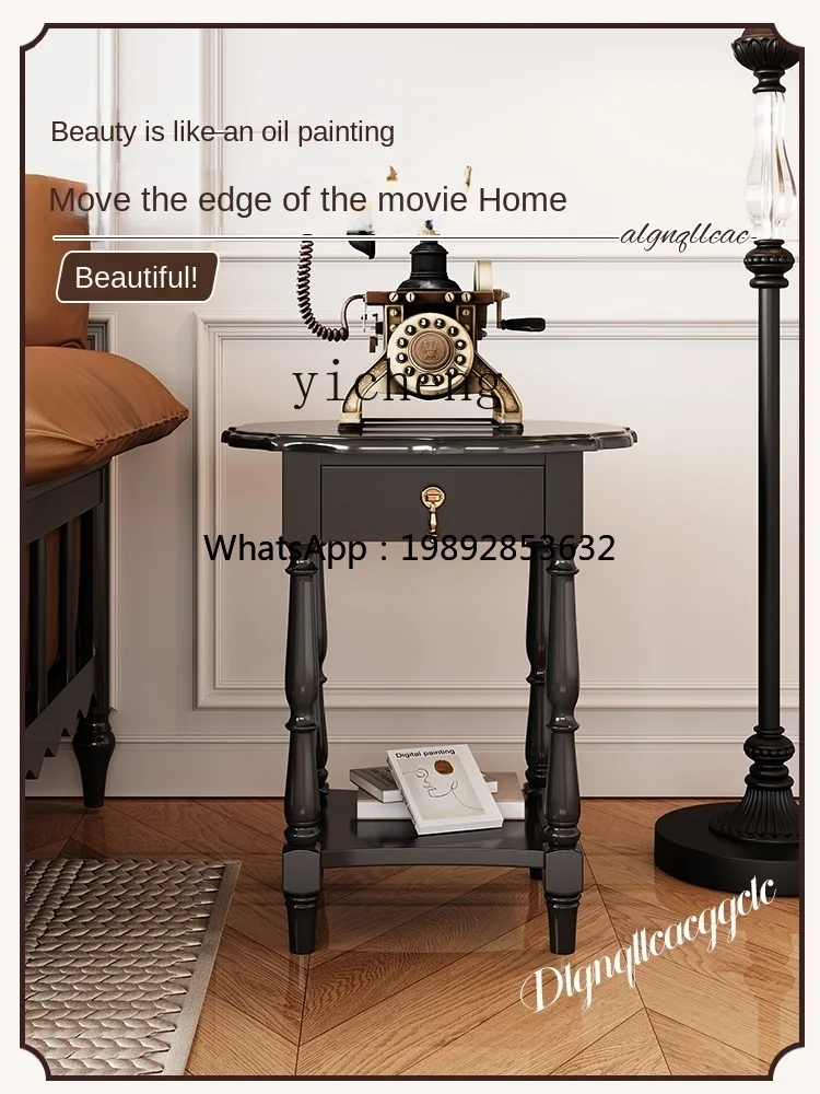 sf-Living Room Side Table Sofa Side Cabinet French Small Coffee Table Creative Bedside Table
sf-Living Room Side Table Sofa Side Cabinet French Small Coffee Table Creative Bedside Table