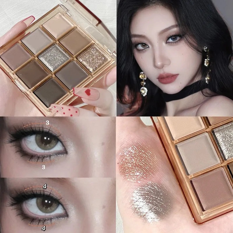 1pc Slightly Cool 9 Colors Eyeshadow Palette Thai Clear Water Eye Makeup Earth Tone Pearl Matte Xiaohongshu Hot
1pc Slightly Cool 9 Colors Eyeshadow Palette Thai Clear Water Eye Makeup Earth Tone Pearl Matte Xiaohongshu Hot