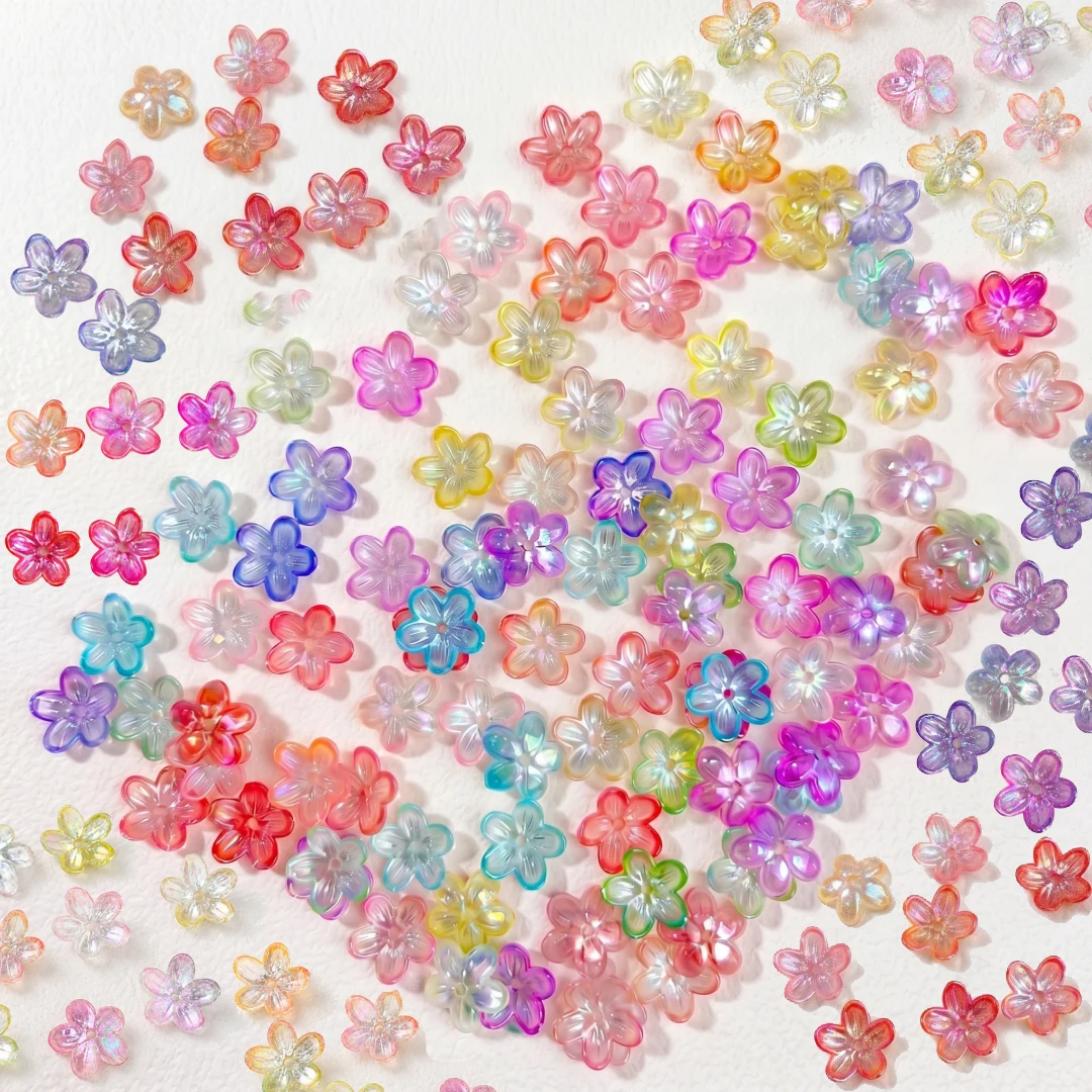 100pcs 12mm Glow in The Dark Acrylic Cherry Blossom Flower Beads Caps Charms for DIY Bracelets Necklaces Jewelry Crafts Making
100pcs 12mm Glow in The Dark Acrylic Cherry Blossom Flower Beads Caps Charms for DIY Bracelets Necklaces Jewelry Crafts Making