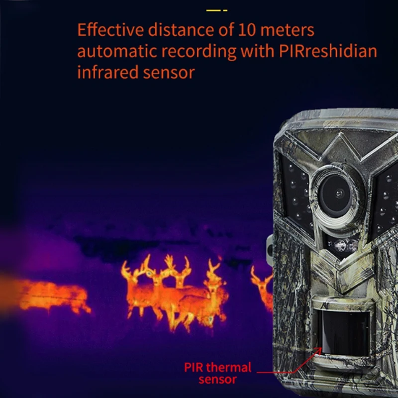 Hunting Camera HD 1080P Hunting Trail Camera Waterproof Infrared Night Vision Security Cam Wildlife
Hunting Camera HD 1080P Hunting Trail Camera Waterproof Infrared Night Vision Security Cam Wildlife