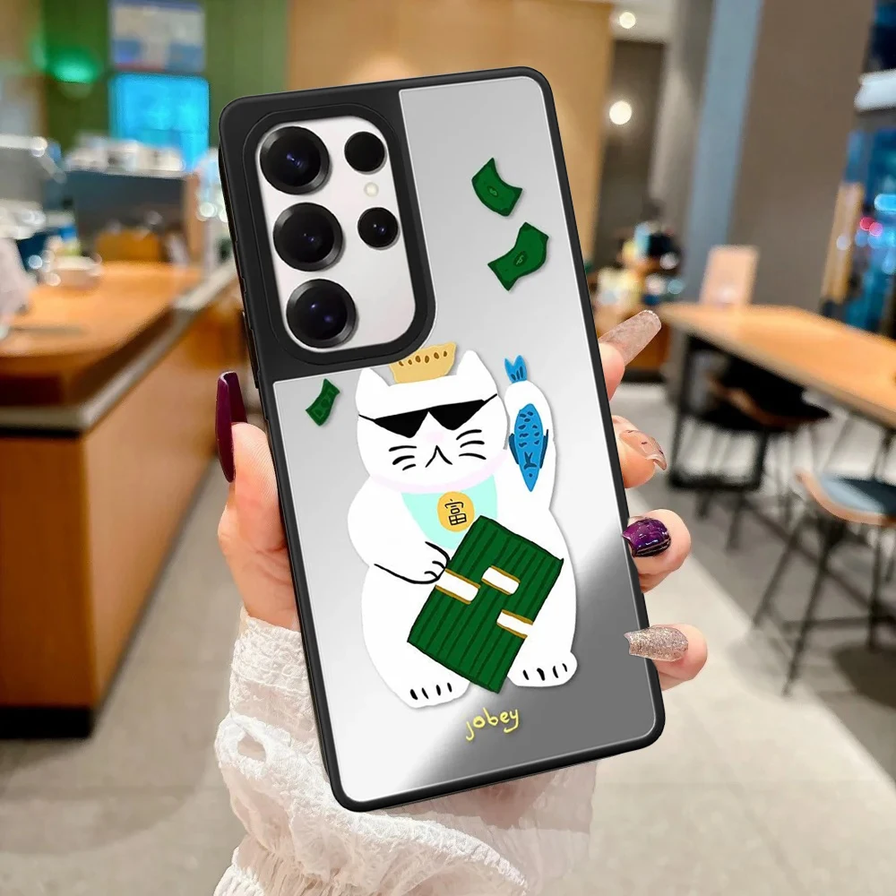 Funny Sunglasses Cat Mirror Surface Magnetic Phone Cover for Samsung Galaxy S23 S24 S25 S26 Ultra S26+ Plus Case
Funny Sunglasses Cat Mirror Surface Magnetic Phone Cover for Samsung Galaxy S23 S24 S25 S26 Ultra S26+ Plus Case