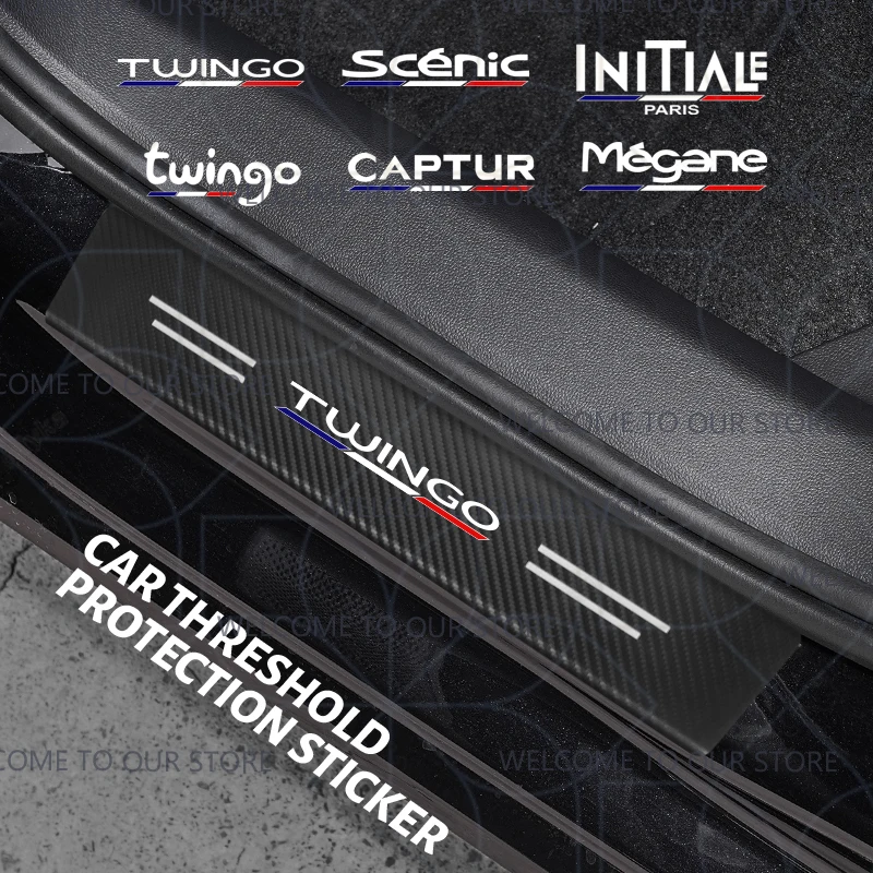 4/5PCS For Car Captur Scenic Megane Twingo RS GT Sport INITIALE PARIS Logo Door Sill Decor Carbon Fibre Trunk Stickers
4/5PCS For Car Captur Scenic Megane Twingo RS GT Sport INITIALE PARIS Logo Door Sill Decor Carbon Fibre Trunk Stickers