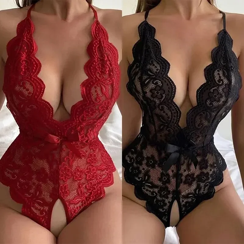 Сексуальное нижнее белье, женская одежда для сна, боди с открытой спиной, прозрачное кружевное нижнее белье, открытый бюстгальтер с глубоким V-образным вырезом, комплект порно нижнего белья
Сексуальное нижнее белье, женская одежда для сна, боди с открытой спиной, прозрачное кружевное нижнее белье, открытый бюстгальтер с глубоким V-образным вырезом, комплект порно нижнего белья
