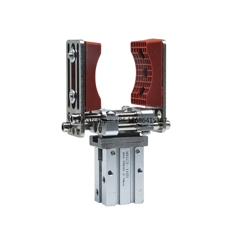 Mechanical Arm Clamp Telescopic Support Pneumatic Finger MHZ16D Parallel Gripper Adjustable Size Arc-shaped Clamping
Mechanical Arm Clamp Telescopic Support Pneumatic Finger MHZ16D Parallel Gripper Adjustable Size Arc-shaped Clamping