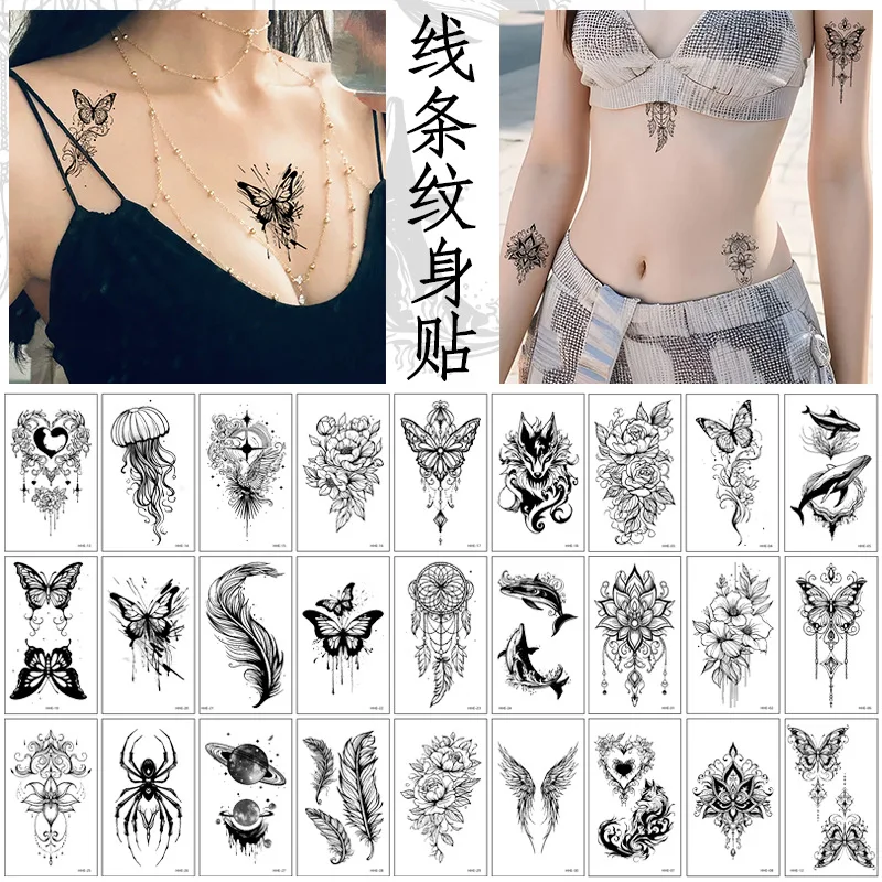 lack White Dark Butterfly Flower Temporary Tattoos 30 Sheets Premium Realistic Sexy For Women Waterproof Skin Safe Non Toxic
lack White Dark Butterfly Flower Temporary Tattoos 30 Sheets Premium Realistic Sexy For Women Waterproof Skin Safe Non Toxic