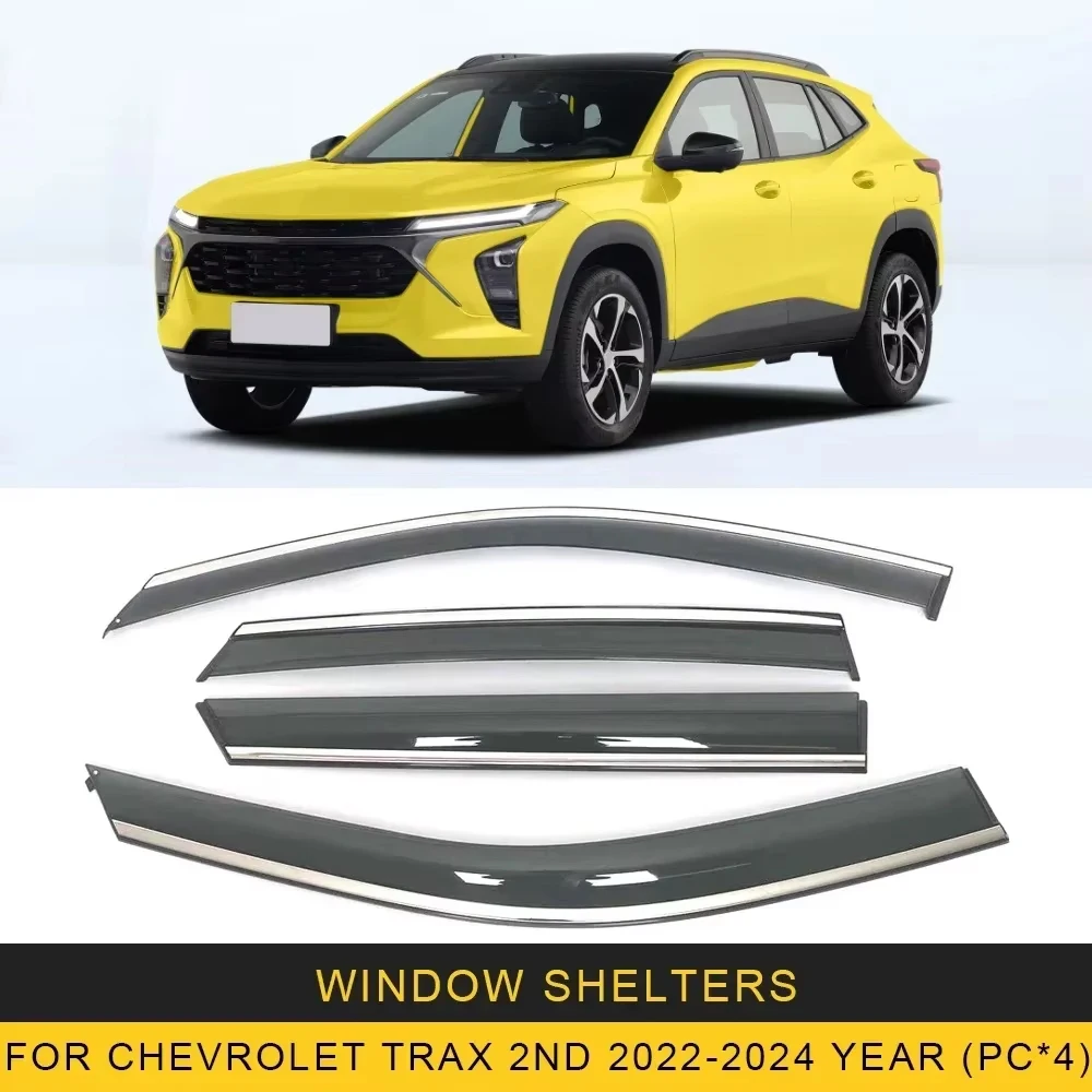Хромированные полоски, защита от дождя для Chevrolet Trax 2022-2024 Tracker 2012-2019, оконный козырек, ветровые дефлекторы, дверной козырек, вентиляционные шторы 
Хромированные полоски, защита от дождя для Chevrolet Trax 2022-2024 Tracker 2012-2019, оконный козырек, ветровые дефлекторы, дверной козырек, вентиляционные шторы