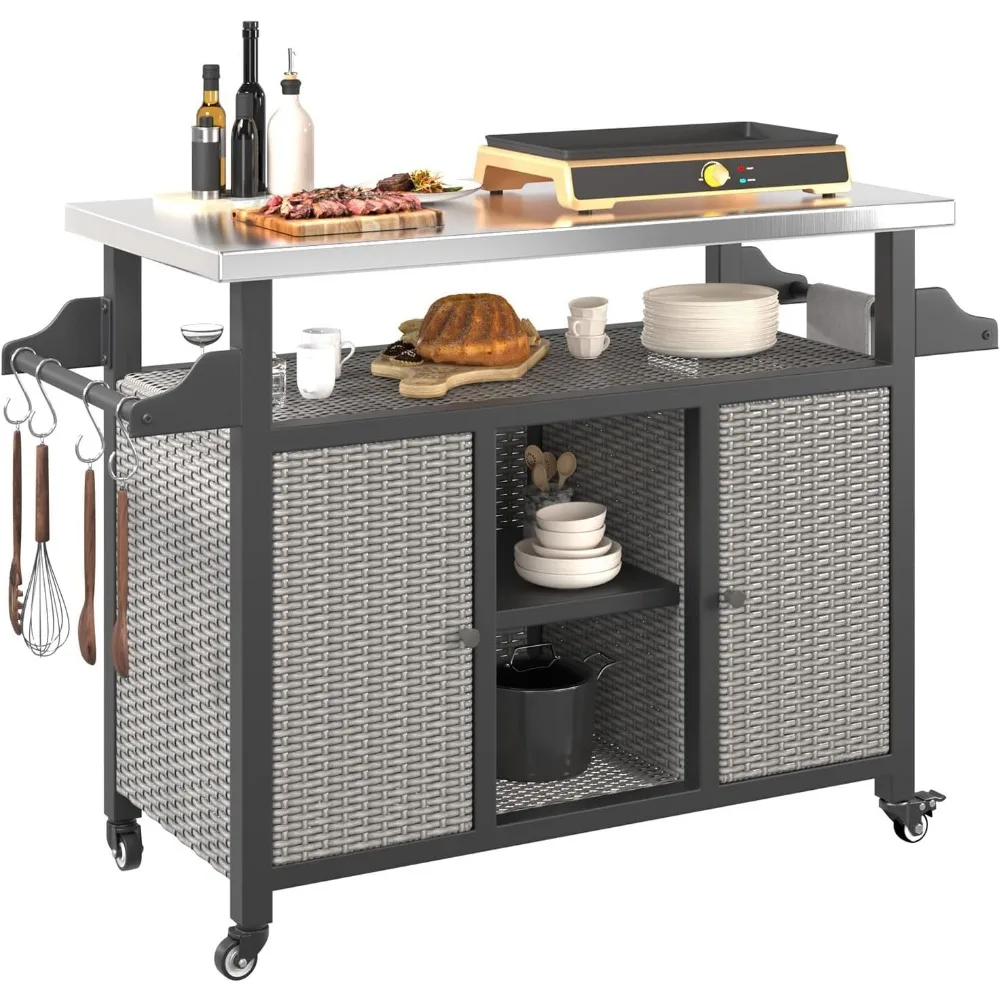 Тележка для гриля на открытом воздухе с полкой для хранения, уличный кухонный островной шведский шкаф для патио, барбекю Graden, домашнее приготовление пищи на колесиках
Тележка для гриля на открытом воздухе с полкой для хранения, уличный кухонный островной шведский шкаф для патио, барбекю Graden, домашнее приготовление пищи на колесиках