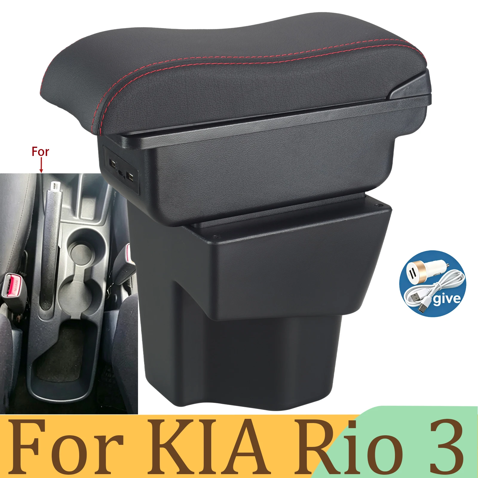 For KIA Rio 3 armrest box KIA K2 X-line Rio 3 2011 2012 2013 2014 2015 2016 car armrest accessories interior Storage box
For KIA Rio 3 armrest box KIA K2 X-line Rio 3 2011 2012 2013 2014 2015 2016 car armrest accessories interior Storage box
