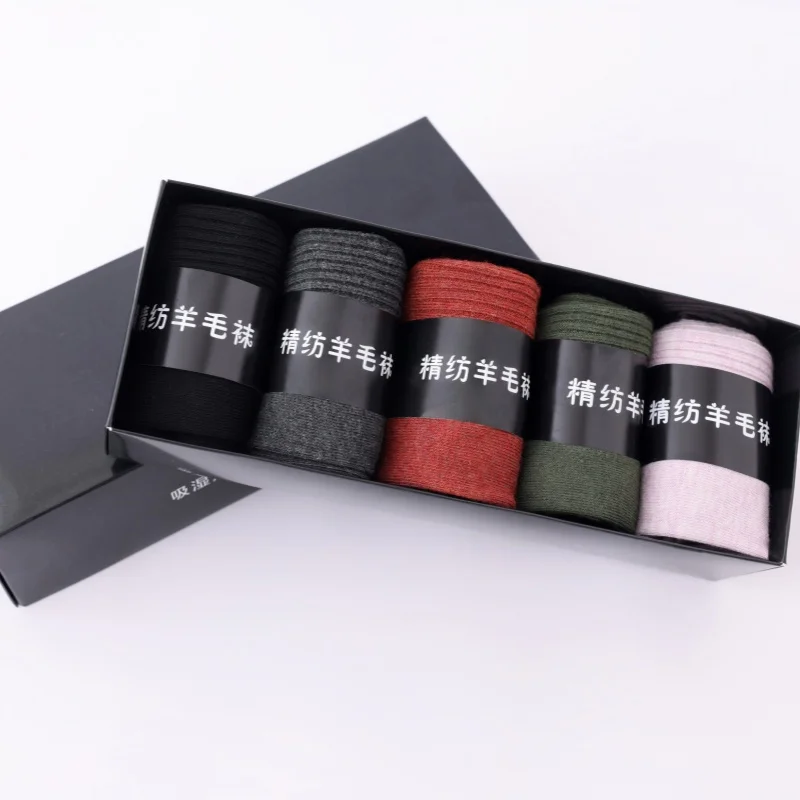 5PCS Quality Merino Wool Socks Men Women Thicken Warm Hiking Cushion Crew Socks Cashmere Sports Socks Moisture Wicking Euro Size
5PCS Quality Merino Wool Socks Men Women Thicken Warm Hiking Cushion Crew Socks Cashmere Sports Socks Moisture Wicking Euro Size