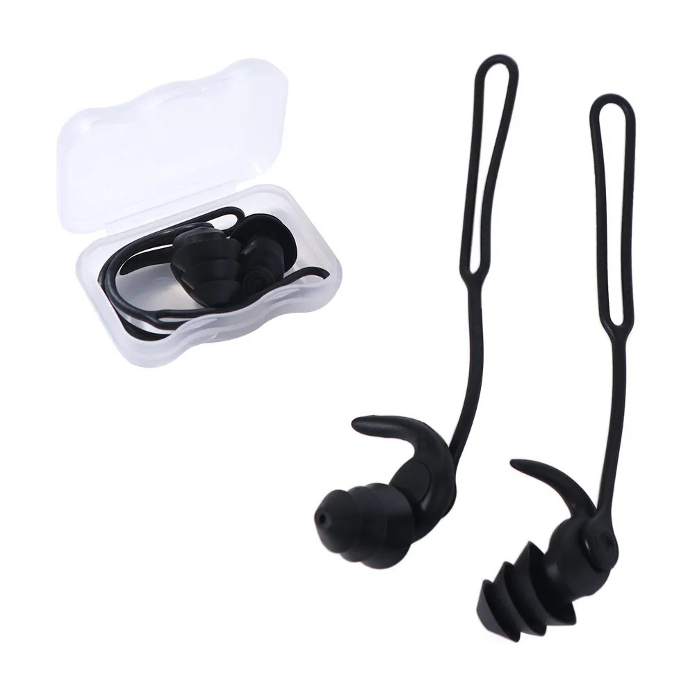 1 Pair Waterproof Swimming Earplugs Silicone Comfort Corded Ear Plug Anti Lost 3 Layer Waterproof Earplug Outdoor Water Sports
1 Pair Waterproof Swimming Earplugs Silicone Comfort Corded Ear Plug Anti Lost 3 Layer Waterproof Earplug Outdoor Water Sports