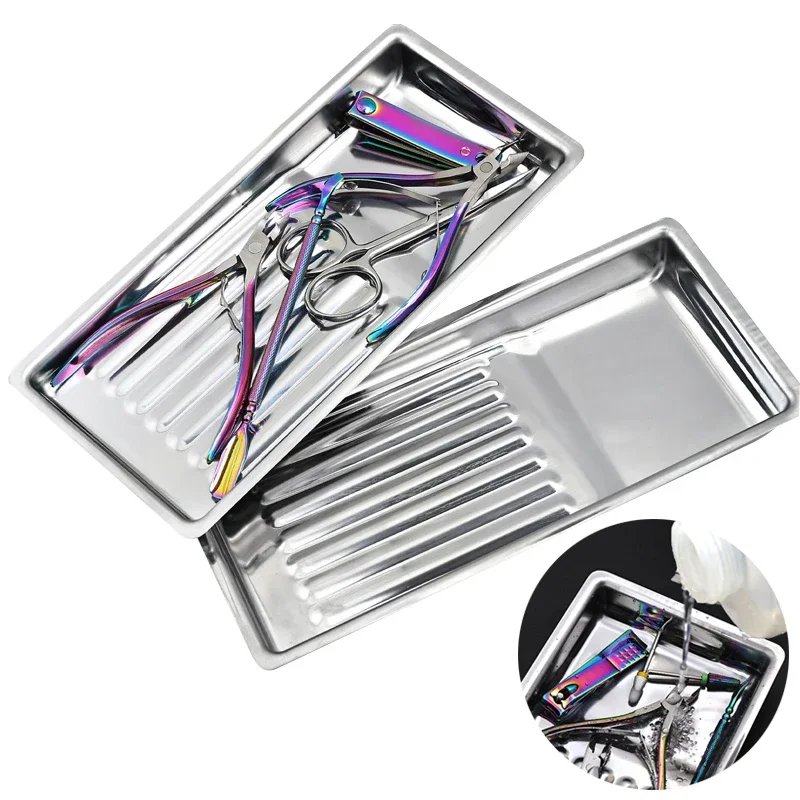 Stainless Steel Dental Medical Tray Disinfection Surgical Storage Plate Dentist Lab Instrument Tray Place Box For Tattoo Medical
Stainless Steel Dental Medical Tray Disinfection Surgical Storage Plate Dentist Lab Instrument Tray Place Box For Tattoo Medical