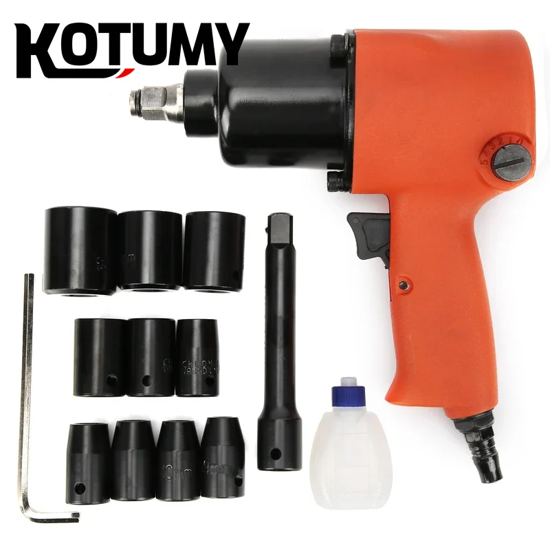 Pneumatic Wrench Set Industrial Grade 1/2in High Torsion Auto Repairing Air Tools
Pneumatic Wrench Set Industrial Grade 1/2in High Torsion Auto Repairing Air Tools