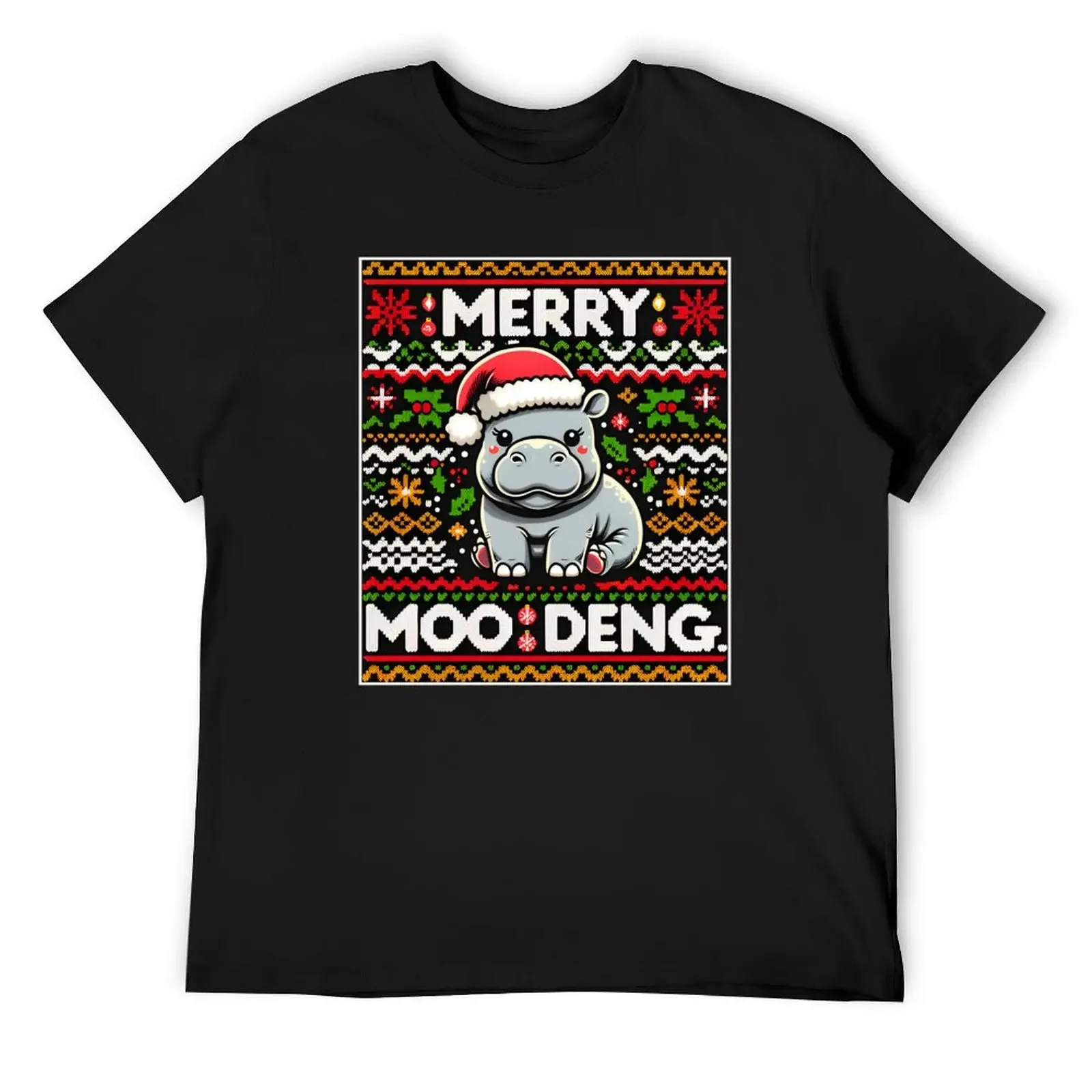 Merry Moo Deng Ugly Christmas Sweater T-Shirt blue lock anime t shirts T-shirts for men cotton
Merry Moo Deng Ugly Christmas Sweater T-Shirt blue lock anime t shirts T-shirts for men cotton