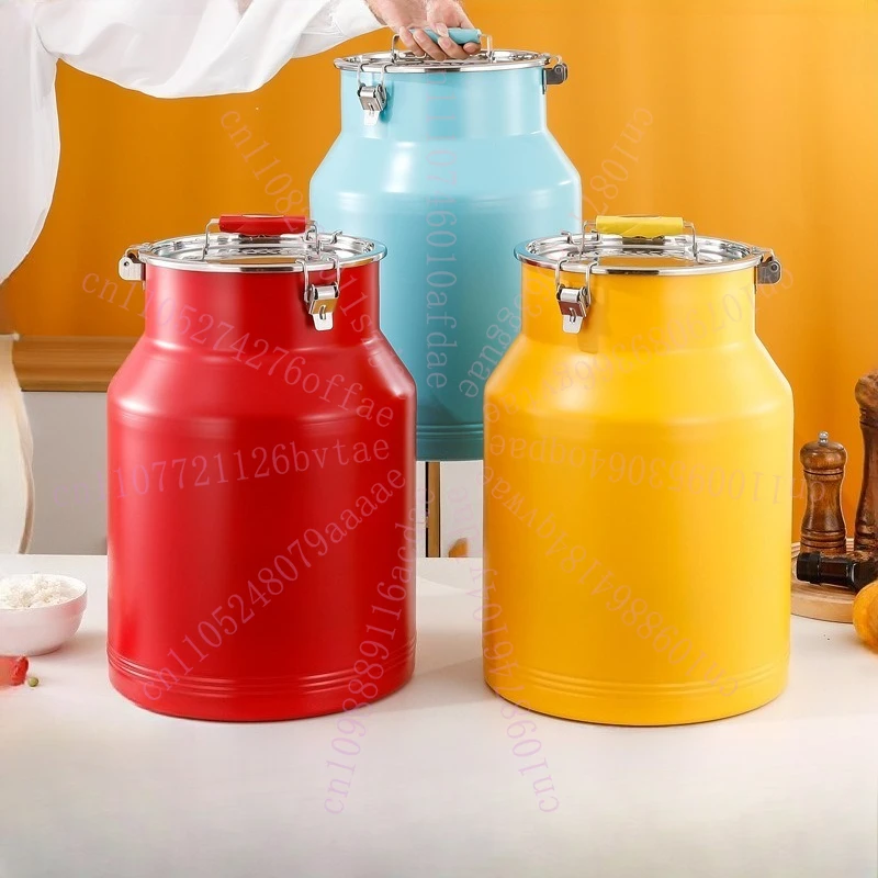 Colorful Extra Thick Stainless Steel Food Storage Container - Airtight Insect-Proof Moisture-Proof Large Rice Can
Colorful Extra Thick Stainless Steel Food Storage Container - Airtight Insect-Proof Moisture-Proof Large Rice Can
