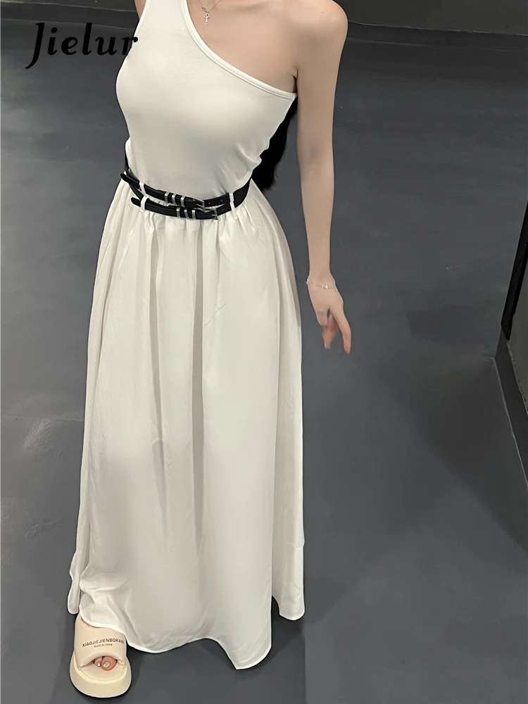 Jielur Summer New Solid Color Slim Women's Dress Sexy Sweet Ladies Elegant Dress Woman Simple High Waist Sleeveless Dresses
Jielur Summer New Solid Color Slim Women's Dress Sexy Sweet Ladies Elegant Dress Woman Simple High Waist Sleeveless Dresses
