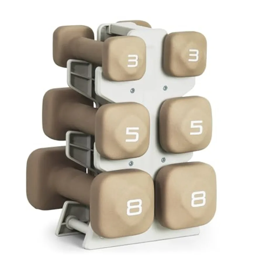 Neoprene Dumbbell with Storage Rack Non-Slip Anti-Roll Hand Weights for Home Gym Workouts and Options
Neoprene Dumbbell with Storage Rack Non-Slip Anti-Roll Hand Weights for Home Gym Workouts and Options