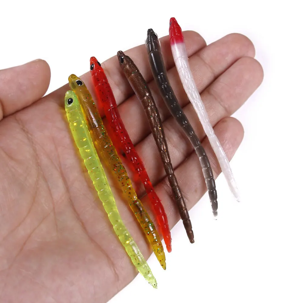 1.7g 9cm Colorful Long Earthworm Floating Stick Worm Micro Soft Bait Salt Scent High Elastic Flexible Slow Sink Fishing Lure
1.7g 9cm Colorful Long Earthworm Floating Stick Worm Micro Soft Bait Salt Scent High Elastic Flexible Slow Sink Fishing Lure