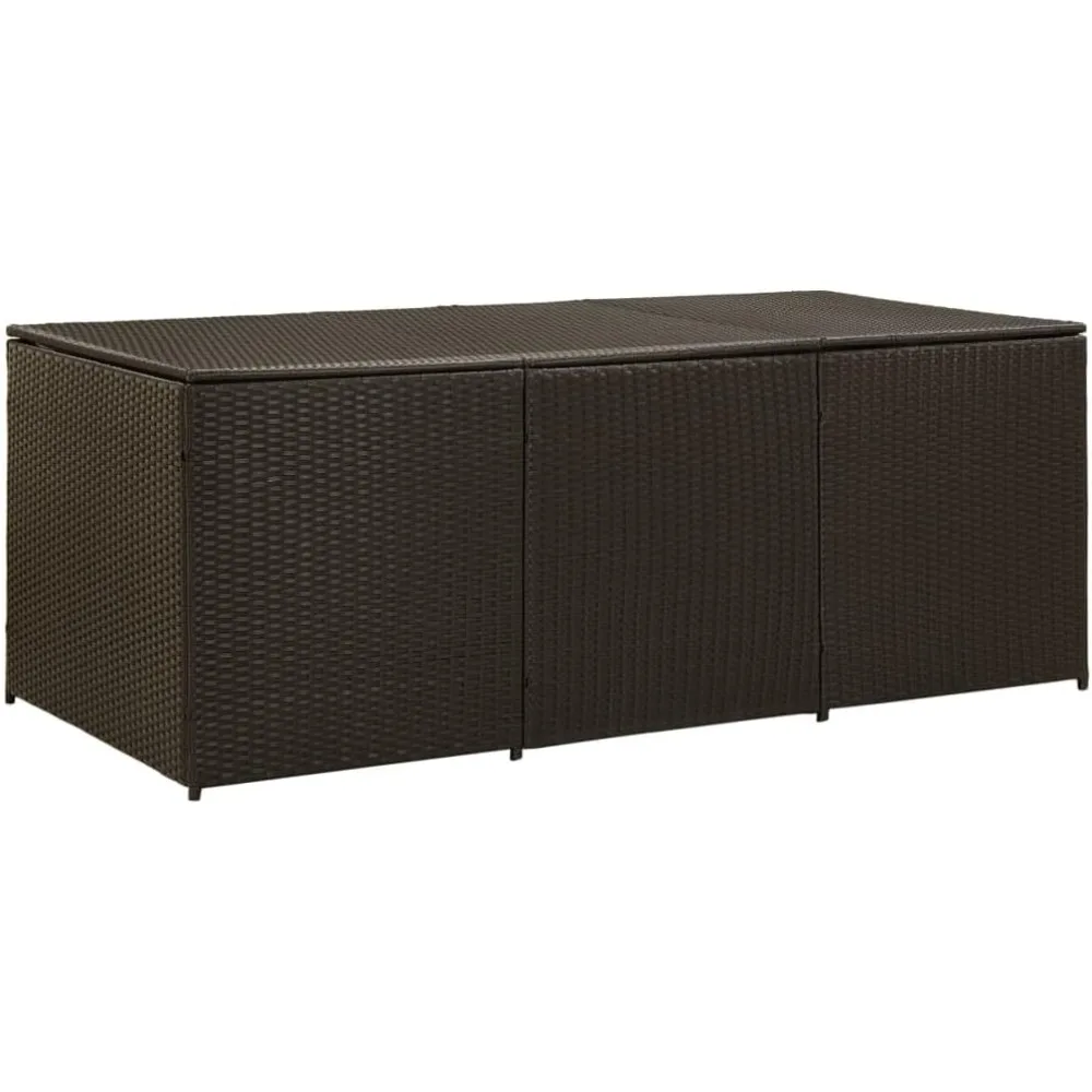 Patio Storages Box Deck Storage Box Outdoor Storage Box Indoor Wicker Storages Bin for Patio Furniture Cushions, Pillows
Patio Storages Box Deck Storage Box Outdoor Storage Box Indoor Wicker Storages Bin for Patio Furniture Cushions, Pillows