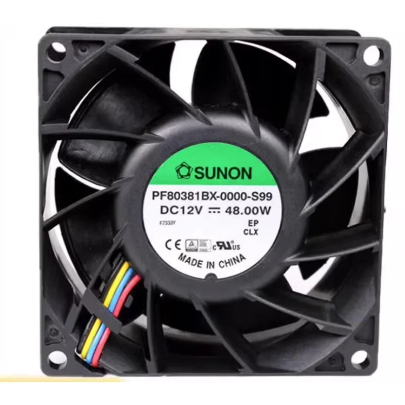 SUNON PF80381BX-0000-S99 DC 12V 48.00W 80x80x38mm 4-Wire Server Cooling Fan
SUNON PF80381BX-0000-S99 DC 12V 48.00W 80x80x38mm 4-Wire Server Cooling Fan
