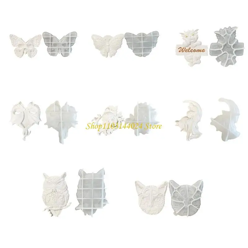 N5KE Artistic Animal Shaped Epoxy Moulds Creative Animal Resin Moulds for Ornament Accessory and Home Accent
N5KE Artistic Animal Shaped Epoxy Moulds Creative Animal Resin Moulds for Ornament Accessory and Home Accent