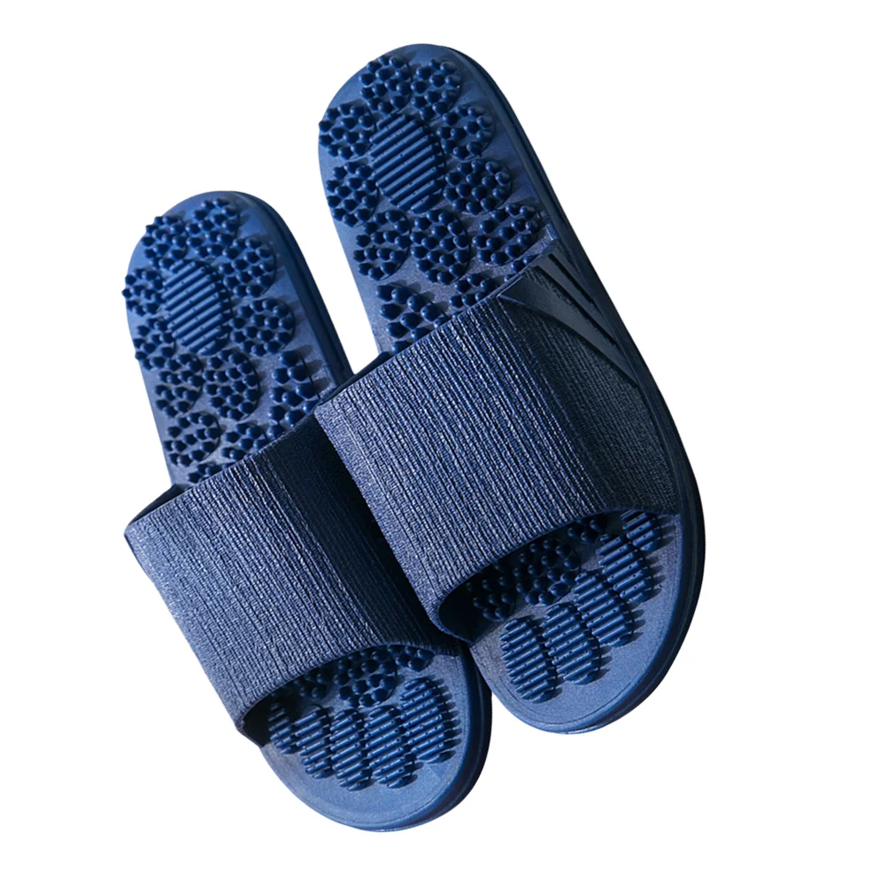 Anti-slip Bathing Sandals Massage Slippers Indoor Slippers Flops for Travel Hotel Home (Dark Blue, Size 40-41)
Anti-slip Bathing Sandals Massage Slippers Indoor Slippers Flops for Travel Hotel Home (Dark Blue, Size 40-41)