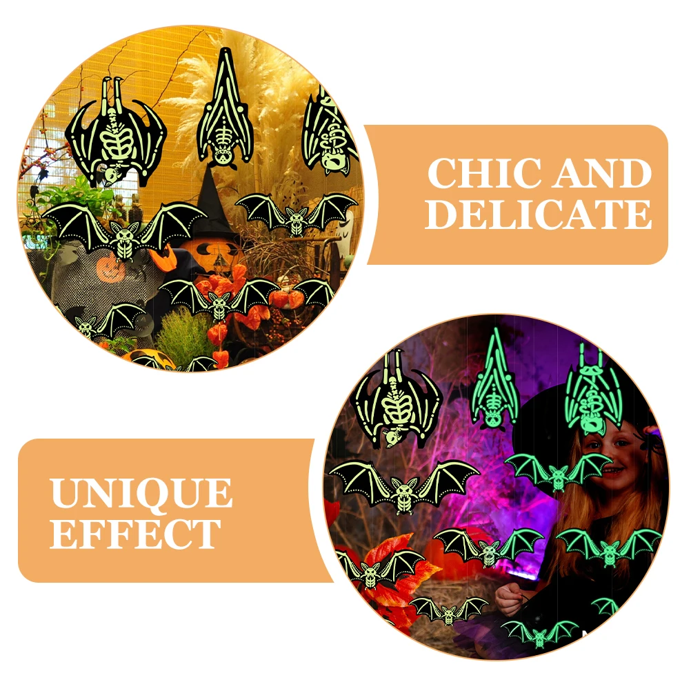 Luminous Skull Bat Decoration Halloween Outdoor Glow in the Dark Decor Garden Supplies Party Ornament PET Material Festive Yard
Luminous Skull Bat Decoration Halloween Outdoor Glow in the Dark Decor Garden Supplies Party Ornament PET Material Festive Yard