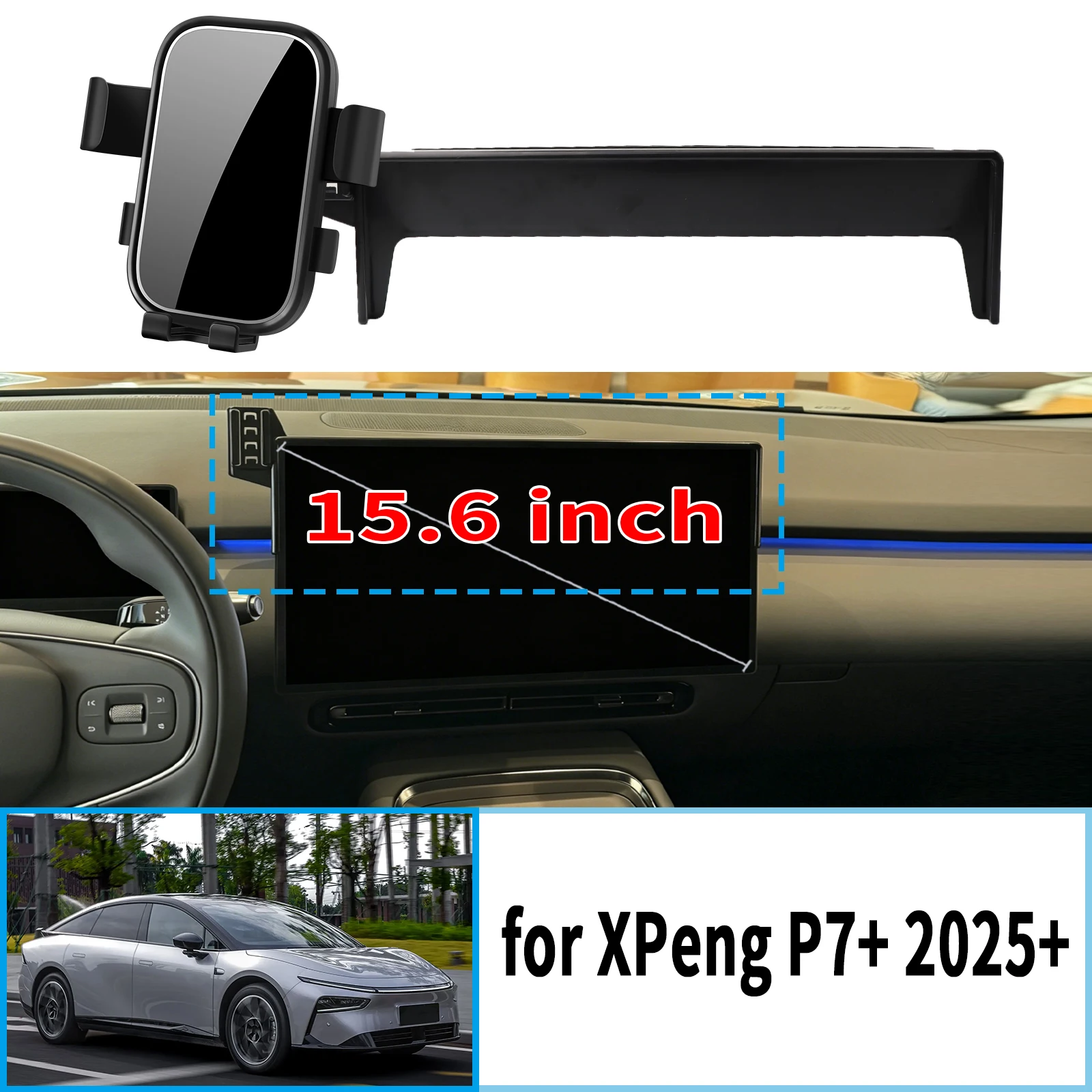 for XPeng P7+ 2025 2026 2027 Stable Clip-On Phone Holder Mount Screen Base No Vibration Car accessoires
for XPeng P7+ 2025 2026 2027 Stable Clip-On Phone Holder Mount Screen Base No Vibration Car accessoires