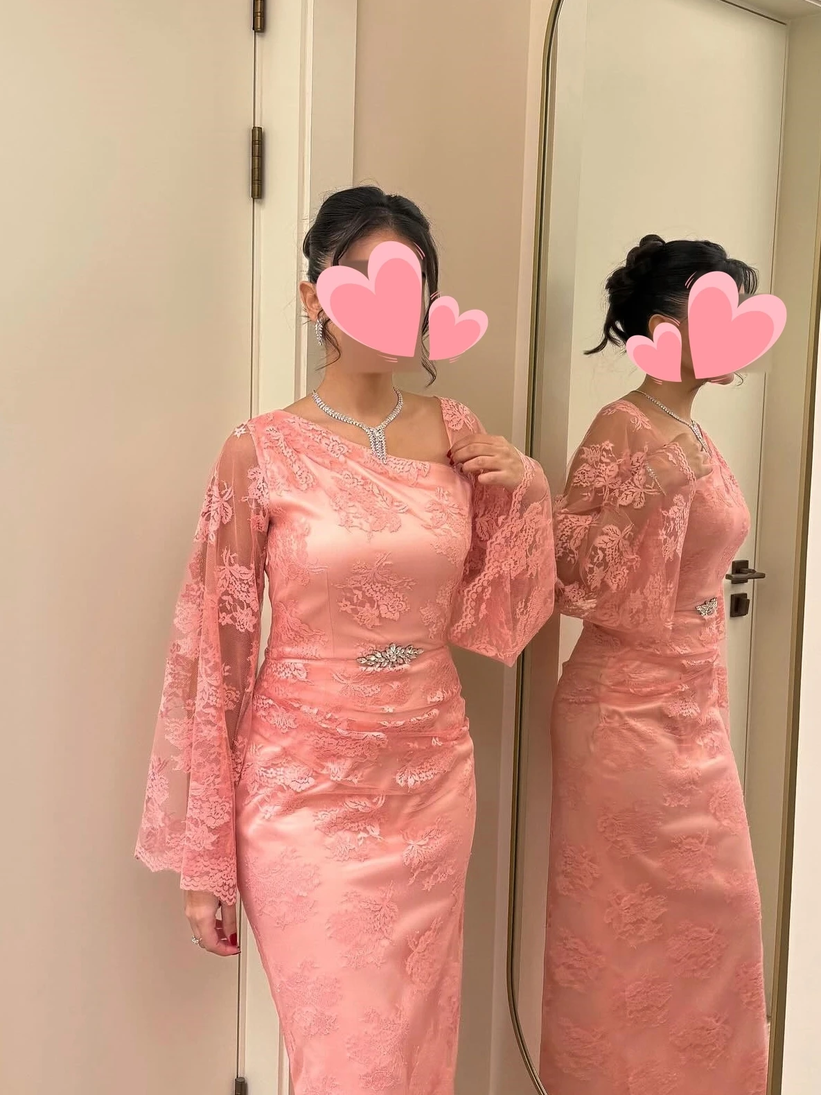 Oisslec Dress Elegant Vintage Sweet Pink Lace Crystal Stylish Fashion Customize Formal Occasion Prom Dress Evening Party Gowns
Oisslec Dress Elegant Vintage Sweet Pink Lace Crystal Stylish Fashion Customize Formal Occasion Prom Dress Evening Party Gowns