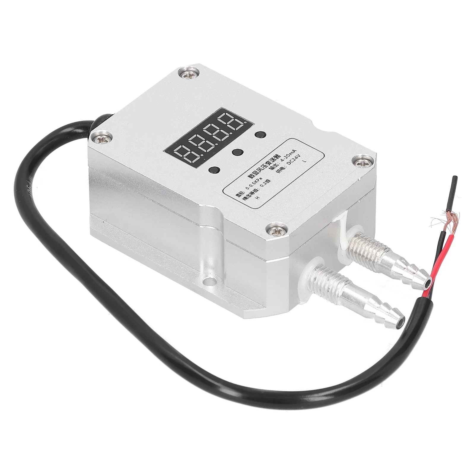 DC24V 4 to 20mA Differential Pressure Transmitter 0‑0.5kpa Digital Display Wind Detection
DC24V 4 to 20mA Differential Pressure Transmitter 0‑0.5kpa Digital Display Wind Detection