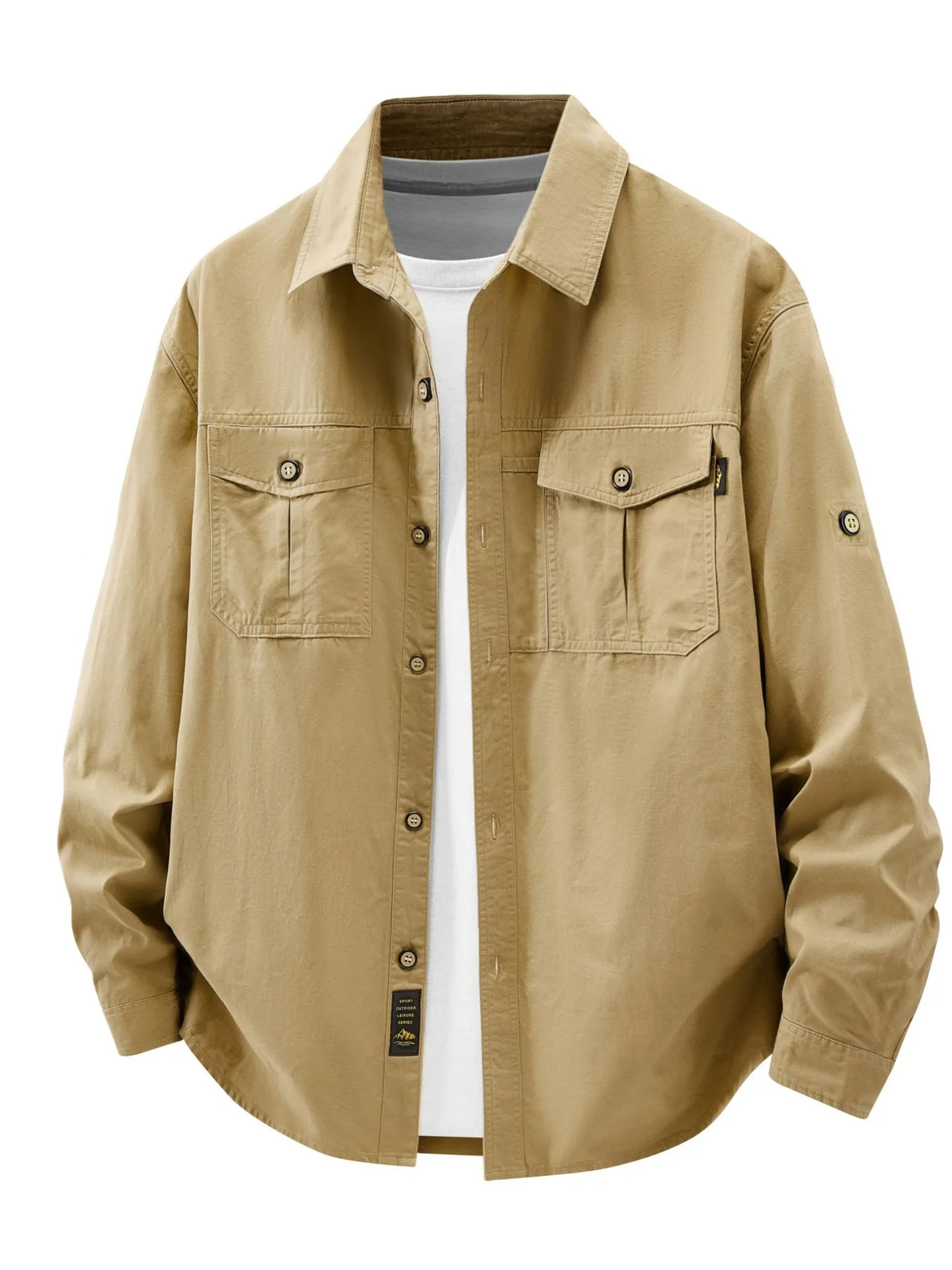 Men's Long Sleeve Cotton Shirt 2026 Spring Autumn New Casual Thin Coat with Multi Pockets Military Equipment Large Size
Men's Long Sleeve Cotton Shirt 2026 Spring Autumn New Casual Thin Coat with Multi Pockets Military Equipment Large Size