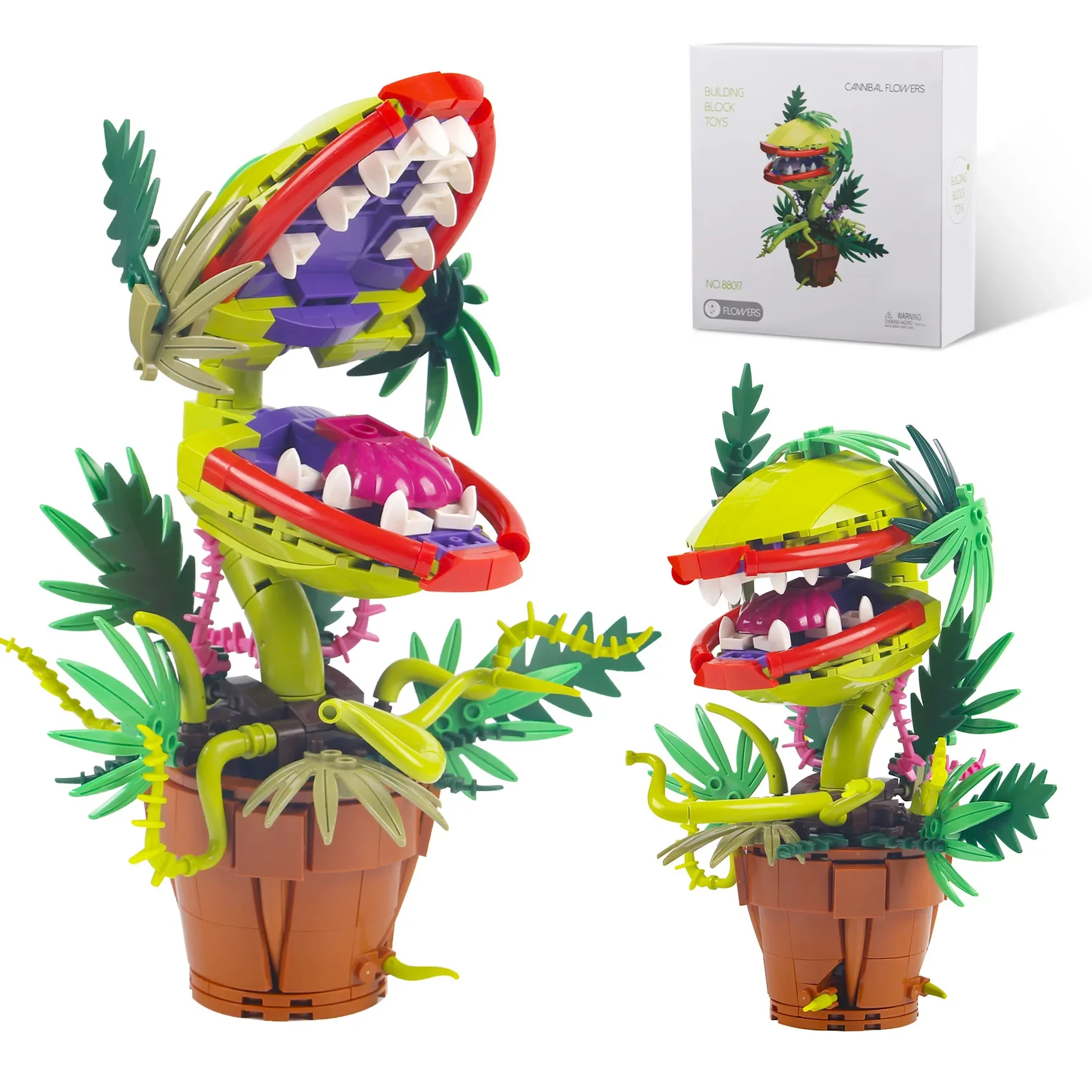 MOC Audrey II Piranha Plant Building Block Chomper Potted Plants Horrors Flower Model Bricks Assemble Toys Children Collect Gift
MOC Audrey II Piranha Plant Building Block Chomper Potted Plants Horrors Flower Model Bricks Assemble Toys Children Collect Gift