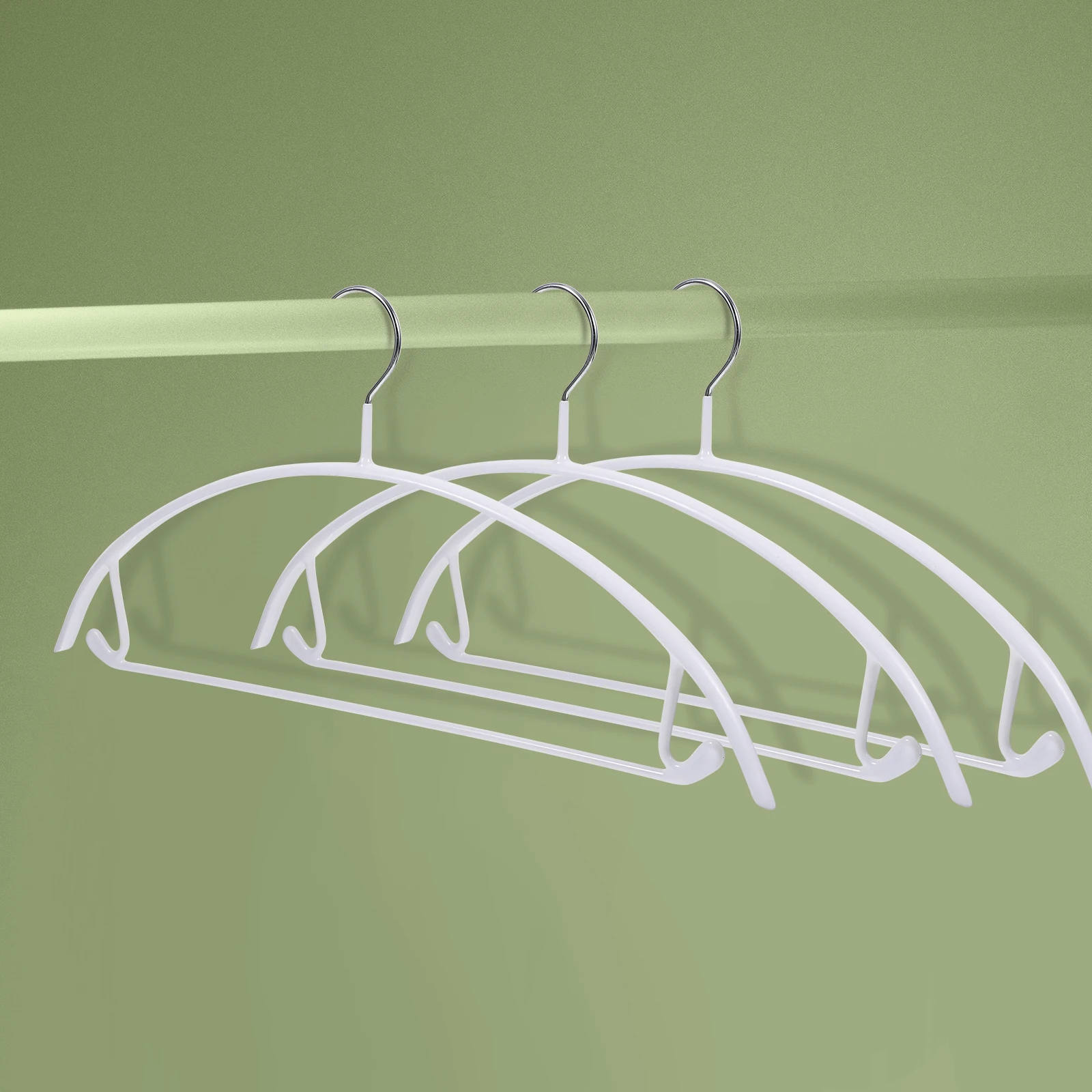 10pcs PVC Coated Stainless Hangers Non Slip Multipurpose Clothes Rack for Skirts Semicircle Dry Wet Strong 8KG Capacity 
10pcs PVC Coated Stainless Hangers Non Slip Multipurpose Clothes Rack for Skirts Semicircle Dry Wet Strong 8KG Capacity