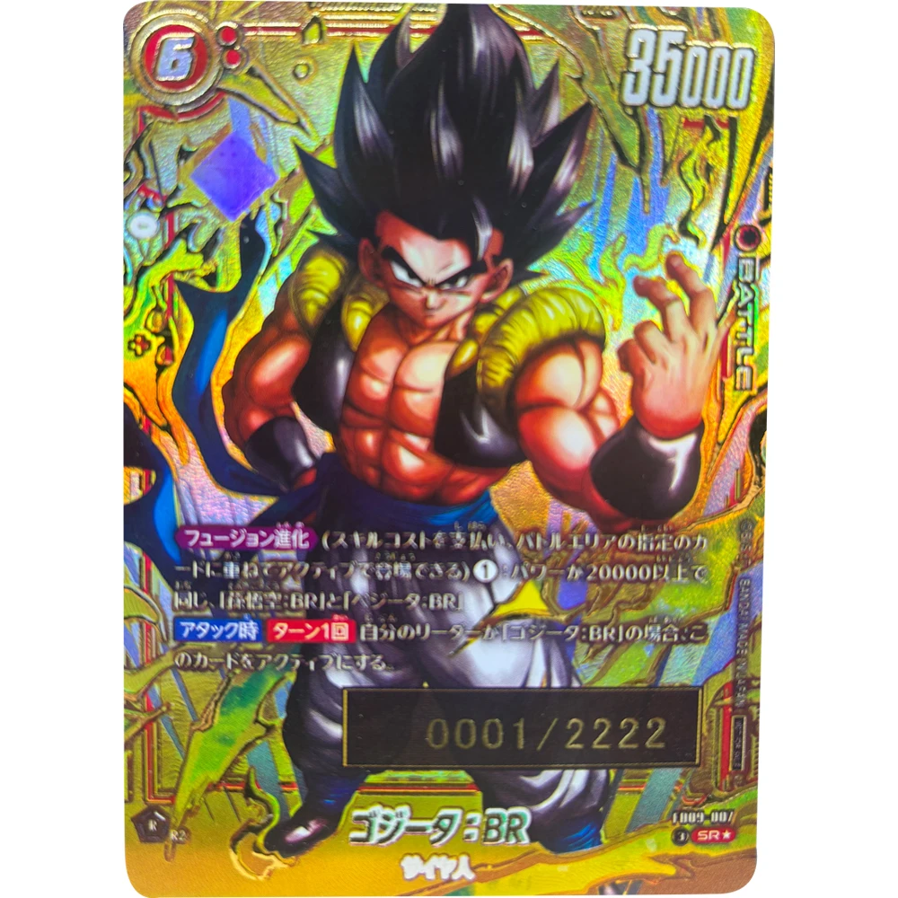 Коллекционные карточки Dragon Ball: Карта с номером Gogeta JPN FB07-007, высококачественные самодельные игровые карты, подарок, игрушка
Коллекционные карточки Dragon Ball: Карта с номером Gogeta JPN FB07-007, высококачественные самодельные игровые карты, подарок, игрушка