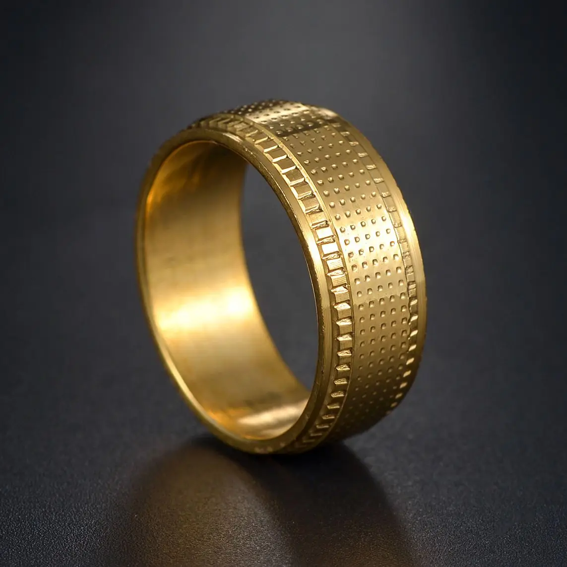 8MM High Quality Luxury Classic Simple Ring For Men Women Couple Gold Color Wedding Party Rings New Jewelry Gift
8MM High Quality Luxury Classic Simple Ring For Men Women Couple Gold Color Wedding Party Rings New Jewelry Gift