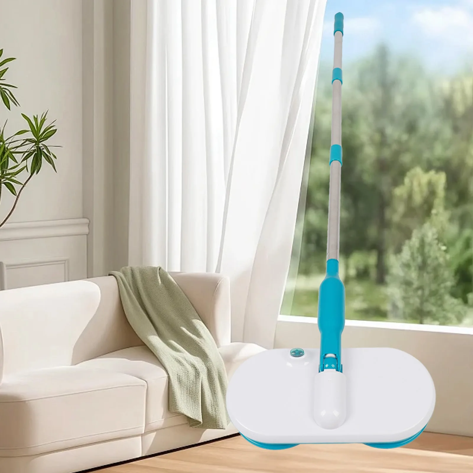 Electric Mop Cordless Rechargeable Self Propelled Mop Floor Cleaner with 6 Replacement Pad for Hardwood Tile Laminate Flooring
Electric Mop Cordless Rechargeable Self Propelled Mop Floor Cleaner with 6 Replacement Pad for Hardwood Tile Laminate Flooring