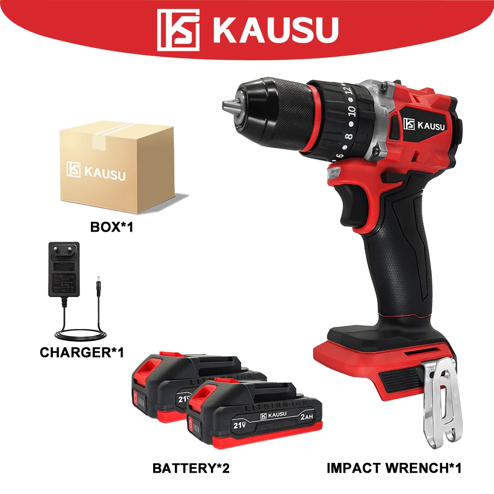10mm Brushless Cordless Electric Impact Drill 20+3 Torque Settings Handheld Driver Drill Power Tool For Makita 18v Battery
10mm Brushless Cordless Electric Impact Drill 20+3 Torque Settings Handheld Driver Drill Power Tool For Makita 18v Battery