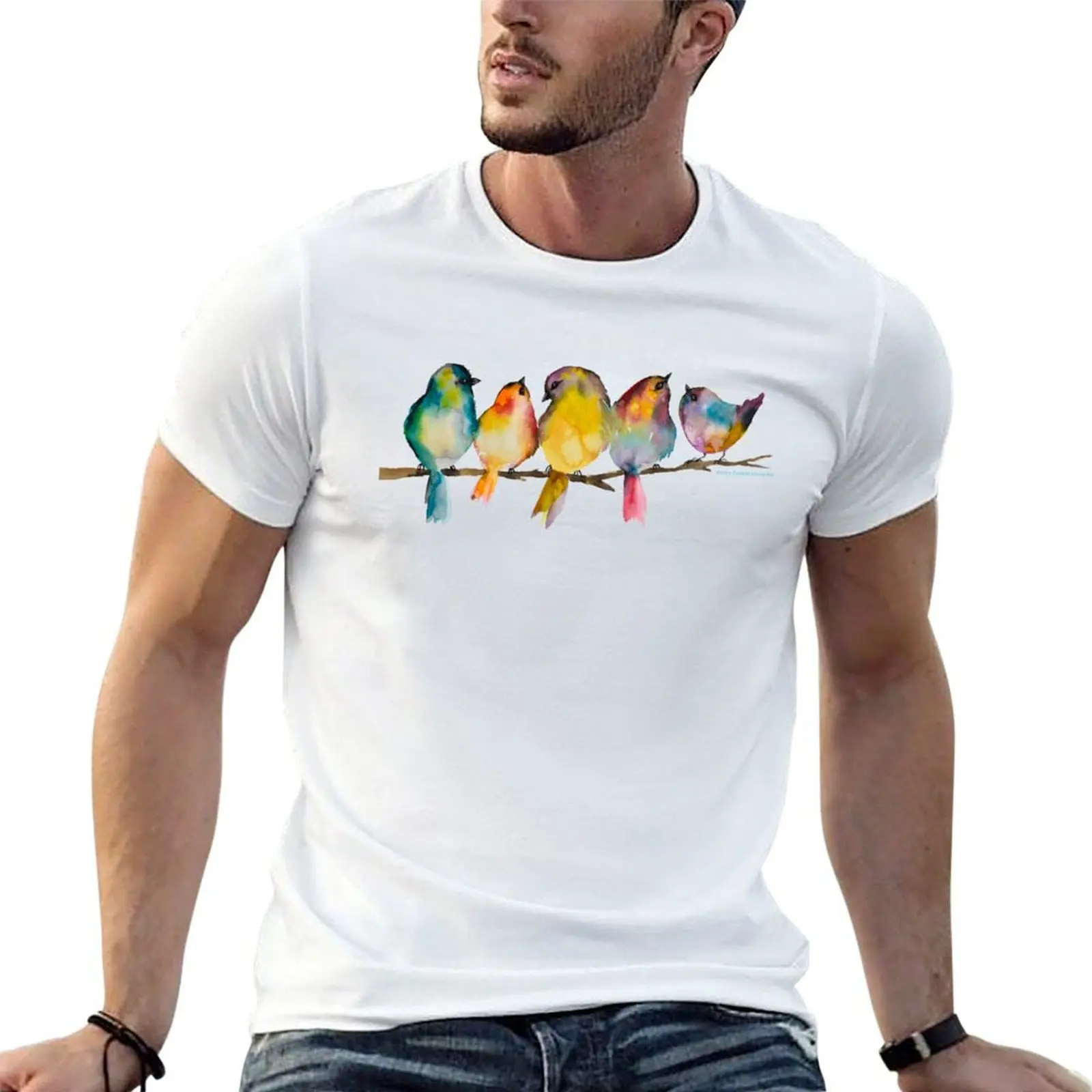 Watercolour Birds T-Shirt t shirts for man graphic vintage men t shirt cotton 100% T-Shirt
Watercolour Birds T-Shirt t shirts for man graphic vintage men t shirt cotton 100% T-Shirt