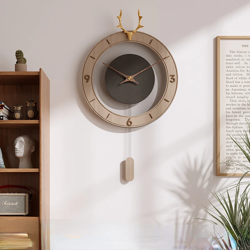 Simple And Creative Deer Head Clock Living Room Nordic Fashion Home Clock Wall Mounted Dining Room Decor Corridor Wall Clock
Simple And Creative Deer Head Clock Living Room Nordic Fashion Home Clock Wall Mounted Dining Room Decor Corridor Wall Clock