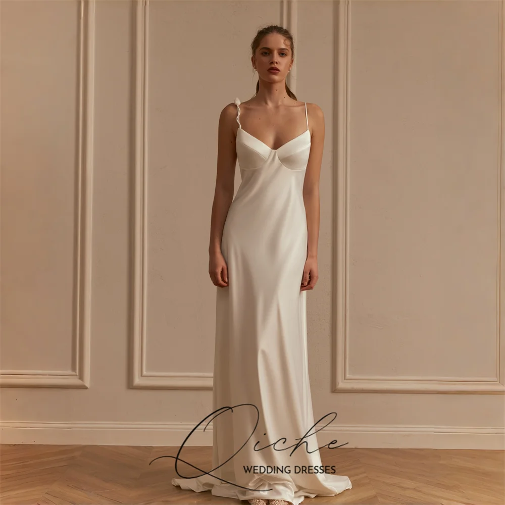 QICHE Classic V-Neck Mermaid Wedding Dresses 2026 Spaghetti Straps Sleeveless Open Back Bridal Gown Vestidos De Noiva Customized
QICHE Classic V-Neck Mermaid Wedding Dresses 2026 Spaghetti Straps Sleeveless Open Back Bridal Gown Vestidos De Noiva Customized
