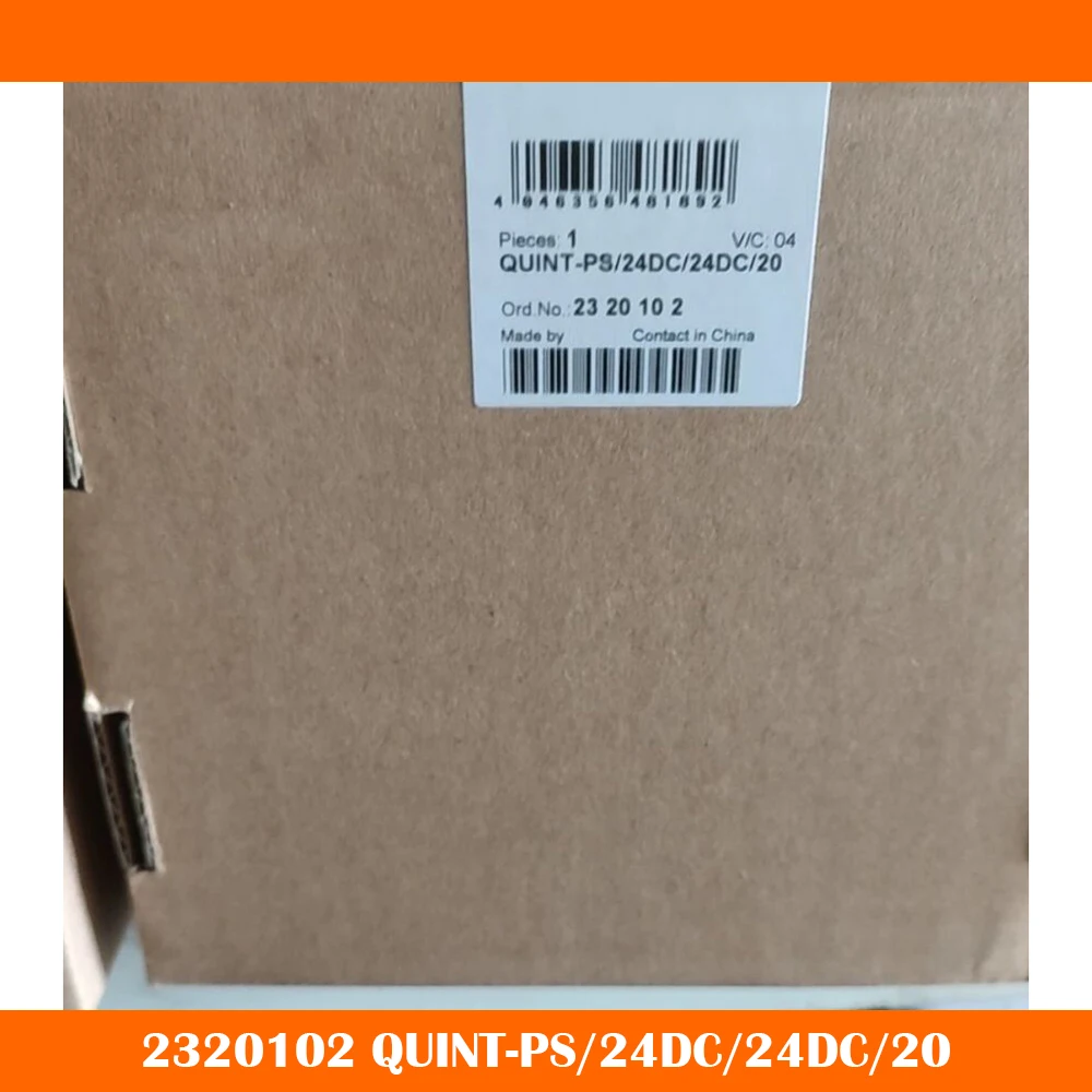 New 2320102 QUINT-PS/24DC/24DC/20 QUINT POWER DC/DC Converter 24VDC/20A Work Fine High Quality Fast Ship
New 2320102 QUINT-PS/24DC/24DC/20 QUINT POWER DC/DC Converter 24VDC/20A Work Fine High Quality Fast Ship