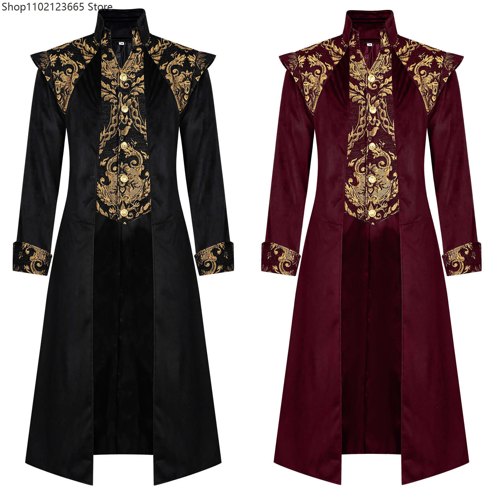 Vintage Medieval Steampunk Tailcoat Jacket Gothic Victorian Formal Suit Coat Man Stage Performance Halloween Party Cos Costume
Vintage Medieval Steampunk Tailcoat Jacket Gothic Victorian Formal Suit Coat Man Stage Performance Halloween Party Cos Costume