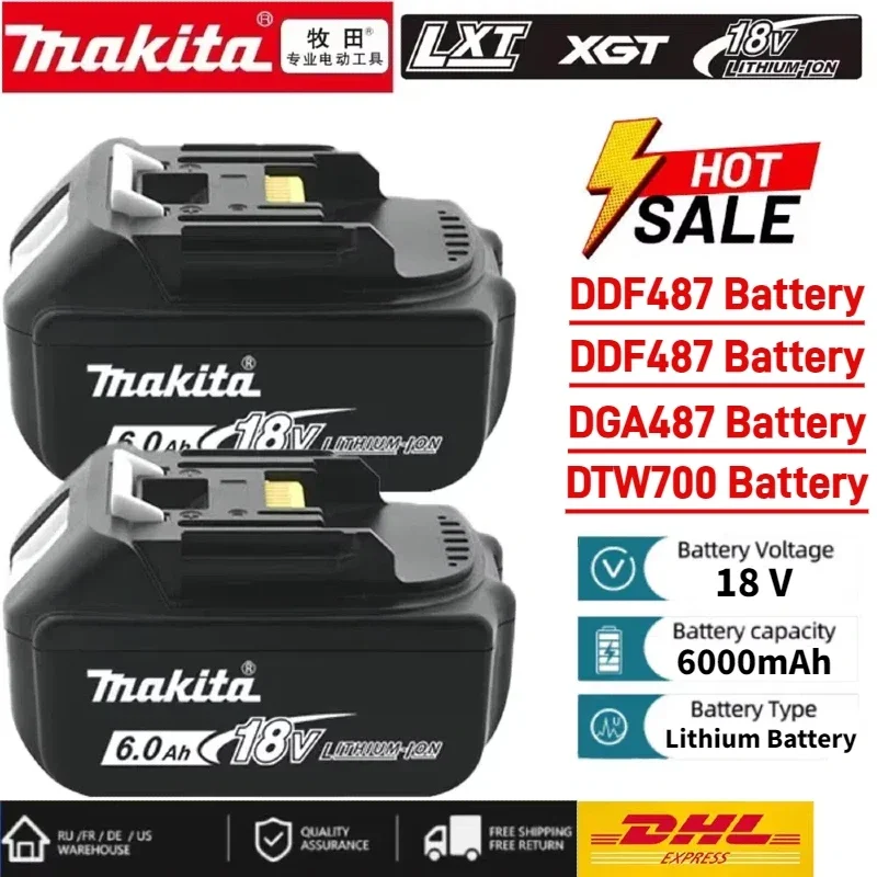 Original 6.0Ah Makita 18V tools Battery for 18v drill Replacement Batteries 18v LXT BL1830B BL1850B BL1860B BL1815 BL1830 BL1840
Original 6.0Ah Makita 18V tools Battery for 18v drill Replacement Batteries 18v LXT BL1830B BL1850B BL1860B BL1815 BL1830 BL1840