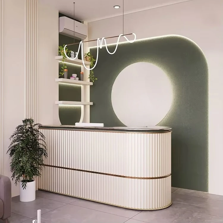 &c Customized Durable Modern Luxury Wooden Reception Counter for Office Buildings, Shopping Malls, Hotels
&c Customized Durable Modern Luxury Wooden Reception Counter for Office Buildings, Shopping Malls, Hotels